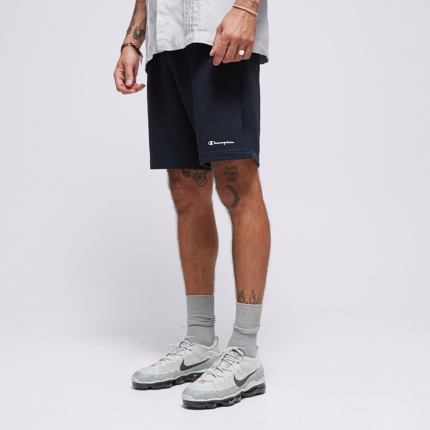 Femei pantaloni scurți CHAMPION PANTALONI SCURȚI BERMUDA 217430BS501 Bleumarin