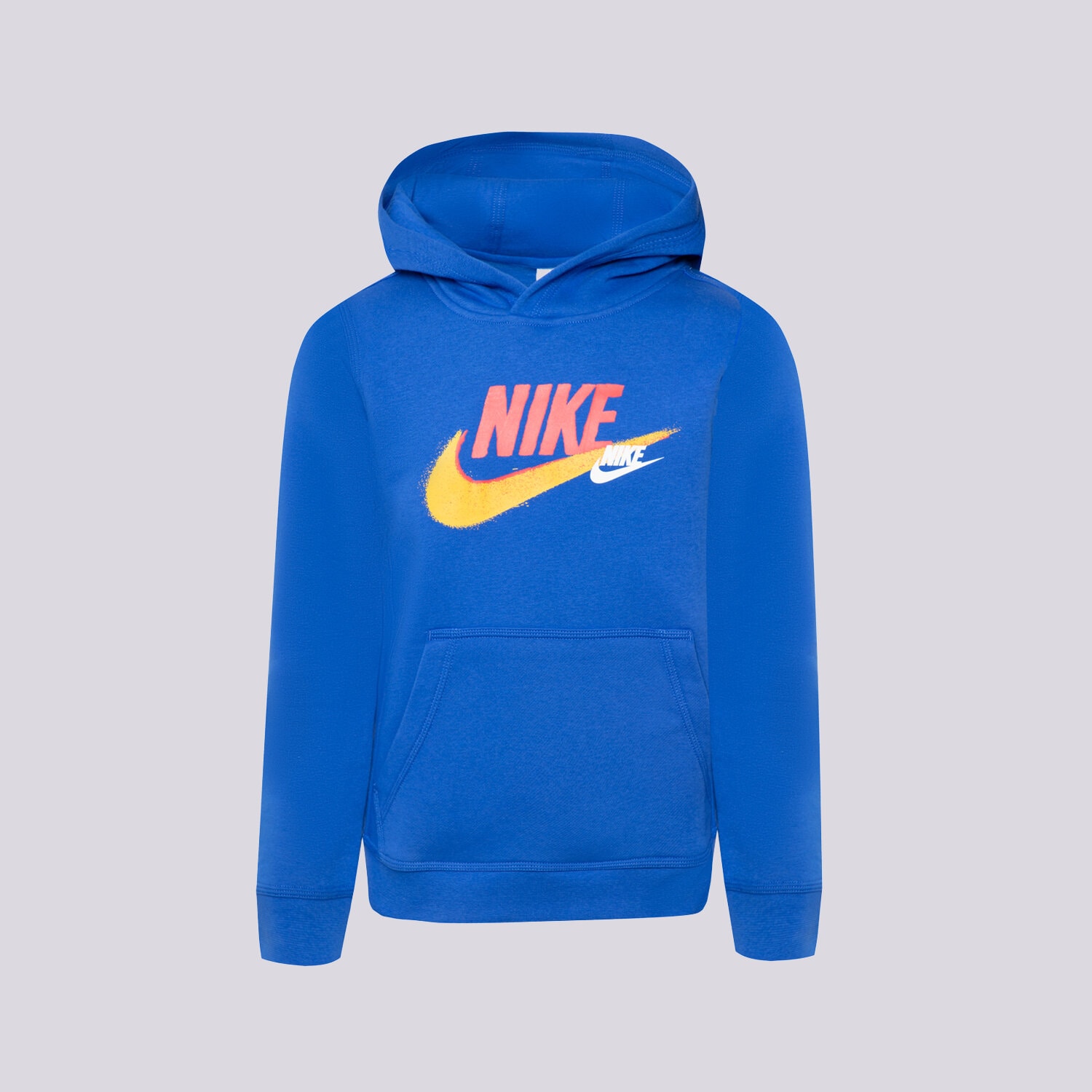 Copii bluză NIKE BLUZĂ CU GLUGĂ B NSW SI FLC PO HOODIE FD1197-480 Albastru