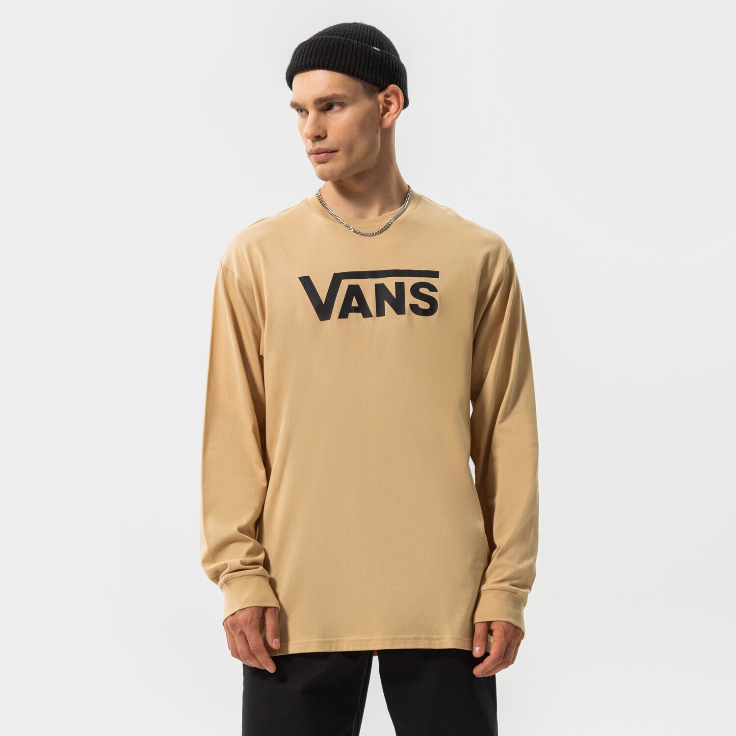 Bărbați tricou VANS TRICOU VANS CLASSIC LS VN000K6HY971 Bej