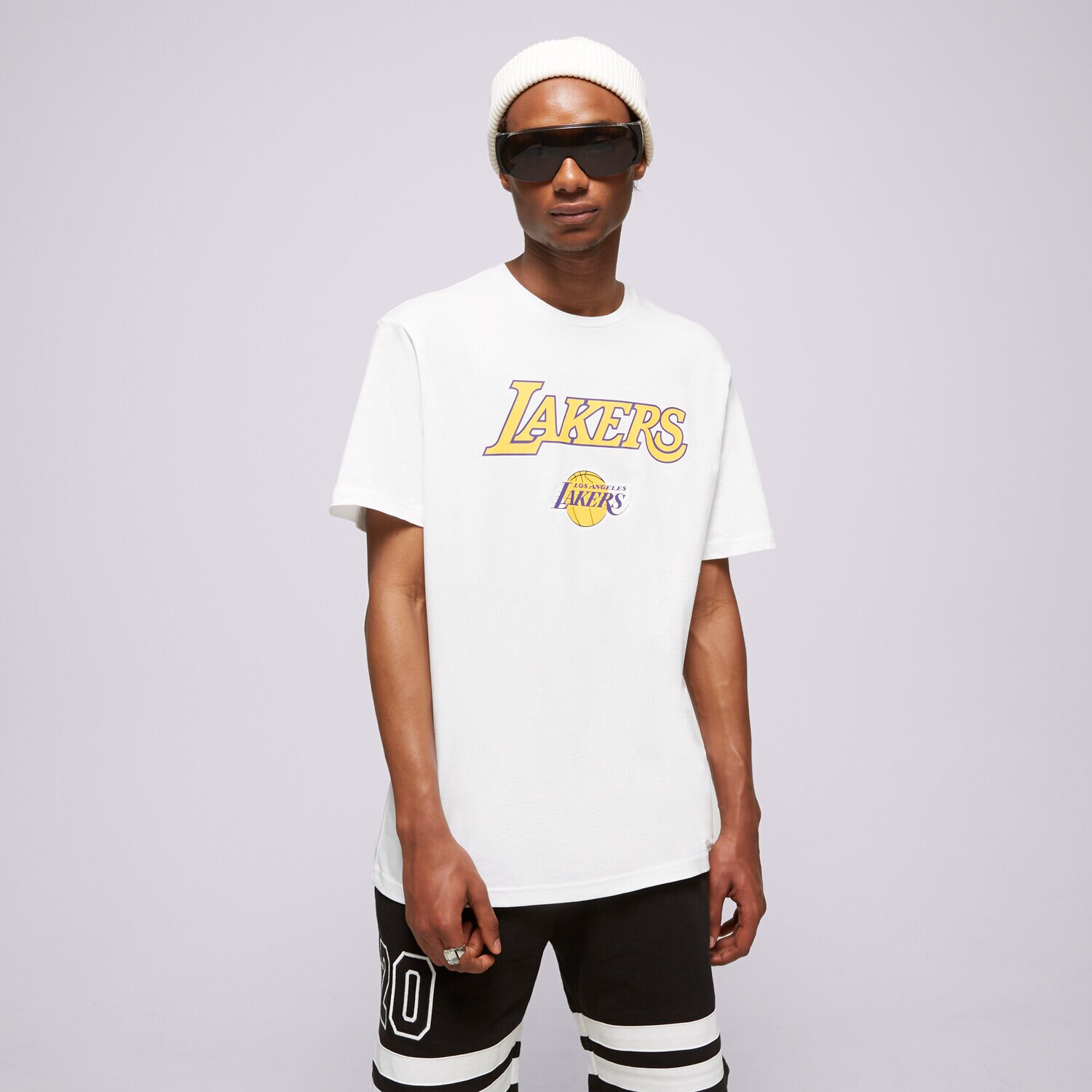 Bărbați tricou NEW ERA TRICOU NBA TEAM LOGO LAKERS LOS ANGELES LAKERS