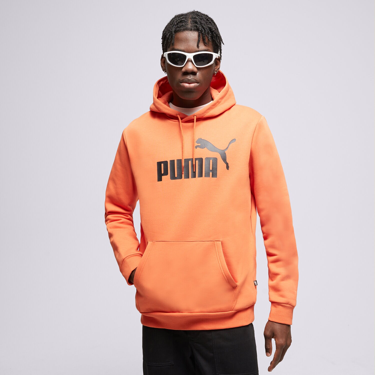 Bărbați bluză PUMA BLUZĂ CU GLUGĂ ESS BIG LOGO HOODIE FL (S) 58668794 Portocaliu