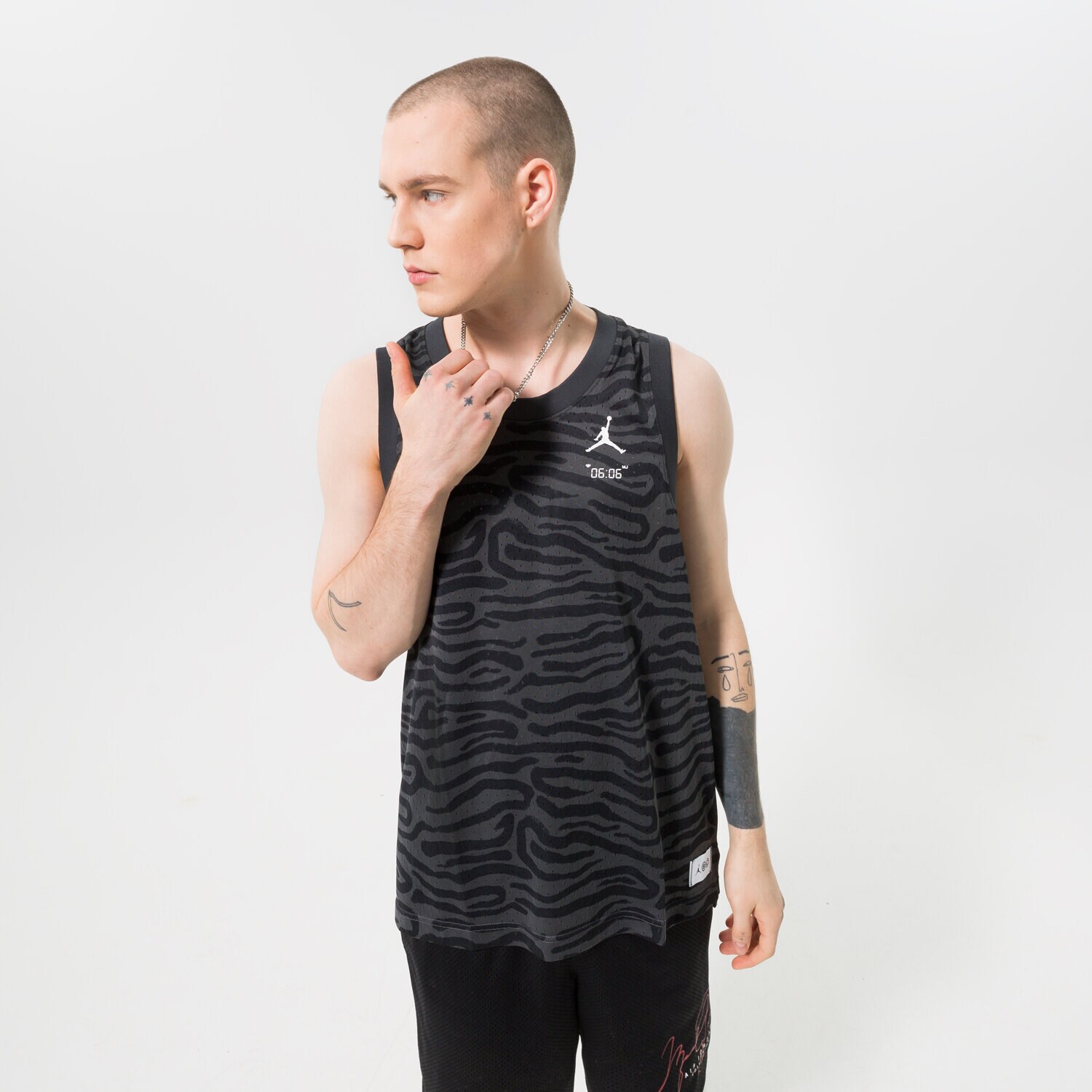 Bărbați tricou JORDAN TRICOU DM1823-010 Negru