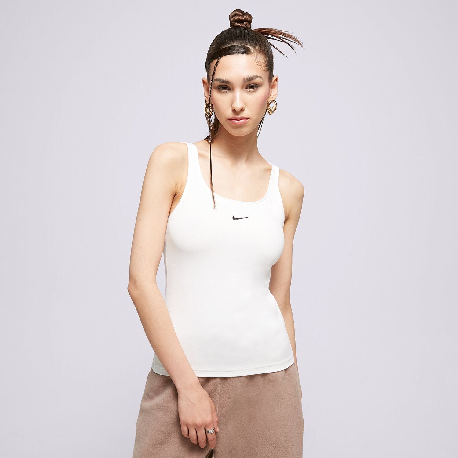 Femei tricou NIKE TRICOU ESSENTIAL CAMI MAIOU TOP DH1345-100 Alb