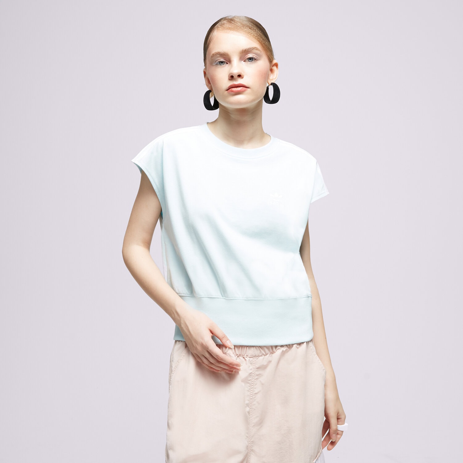 Femei tricou ADIDAS TRICOU WAIST CINCH TEE HM2112 Albastru