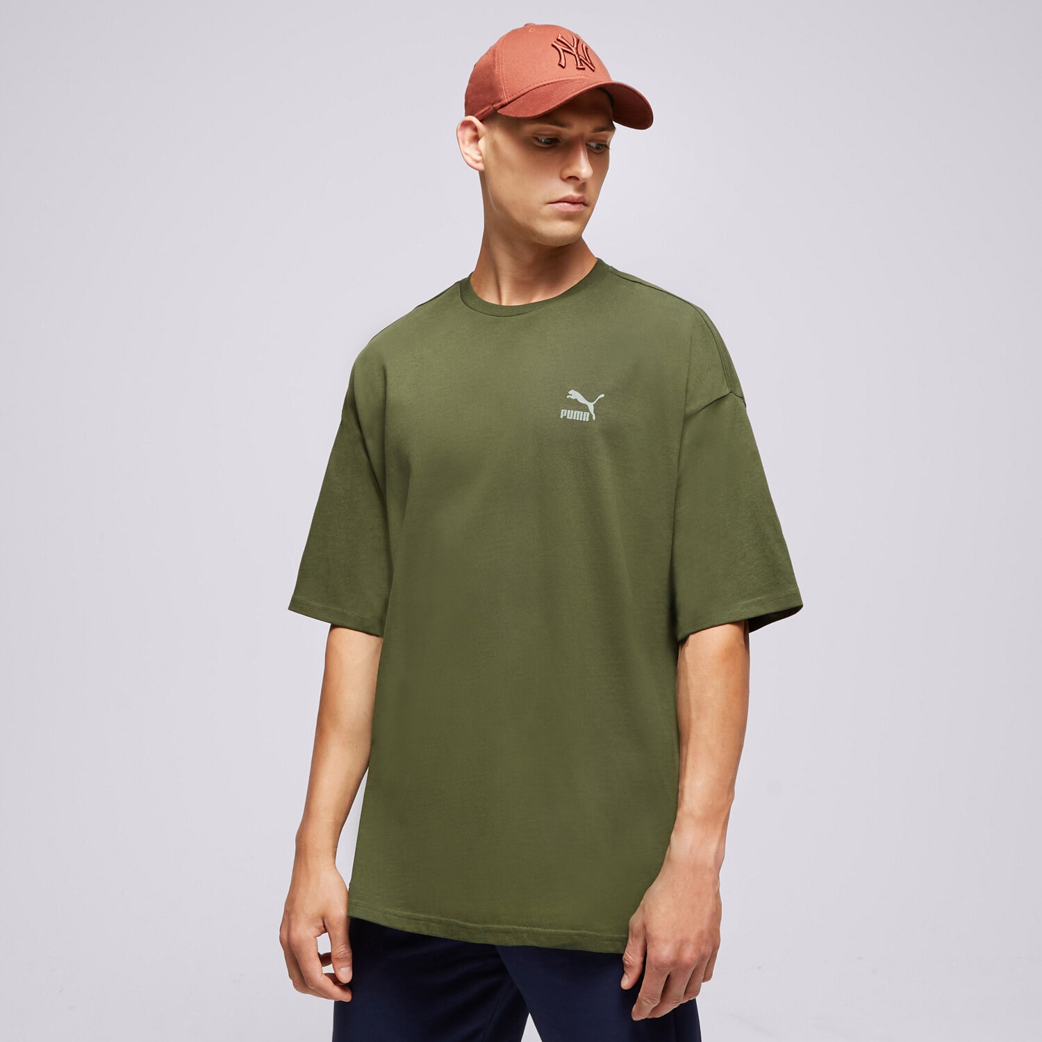 Bărbați tricou PUMA TRICOU BETTER CLASSICS OVERSIZED 62131531 Verde