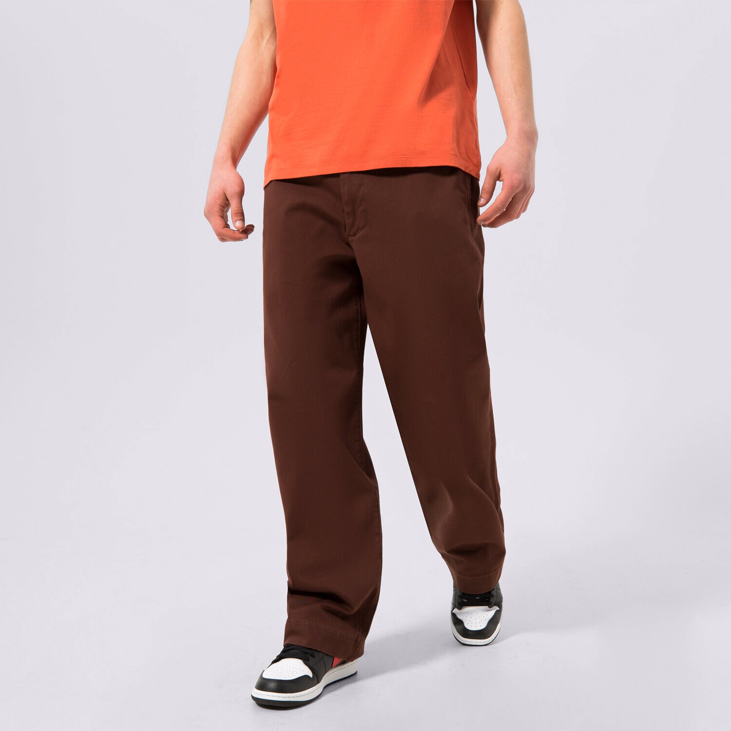 Bărbați pantaloni LEVI'S PANTALONI  SKATE LOOSE CHINO A09700009 Maro
