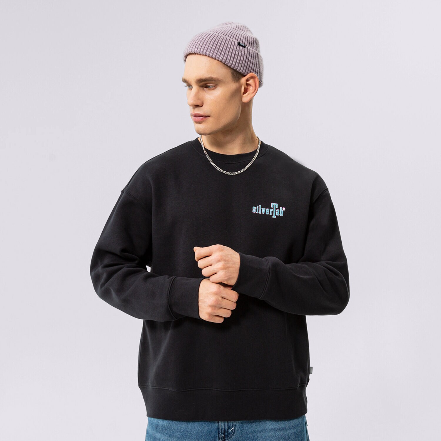 Bărbați bluză LEVI'S BLUZĂ RELAXD GRAPHIC CREW 38712-0075 Negru