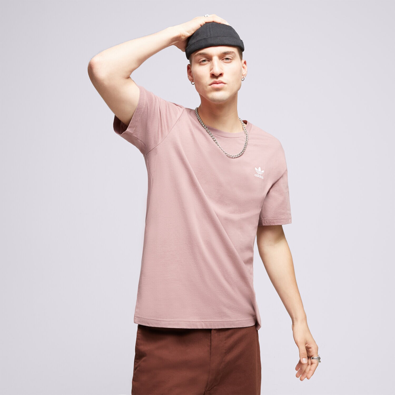 Bărbați tricou ADIDAS TRICOU ESSENTIAL TEE HJ7984 Maro