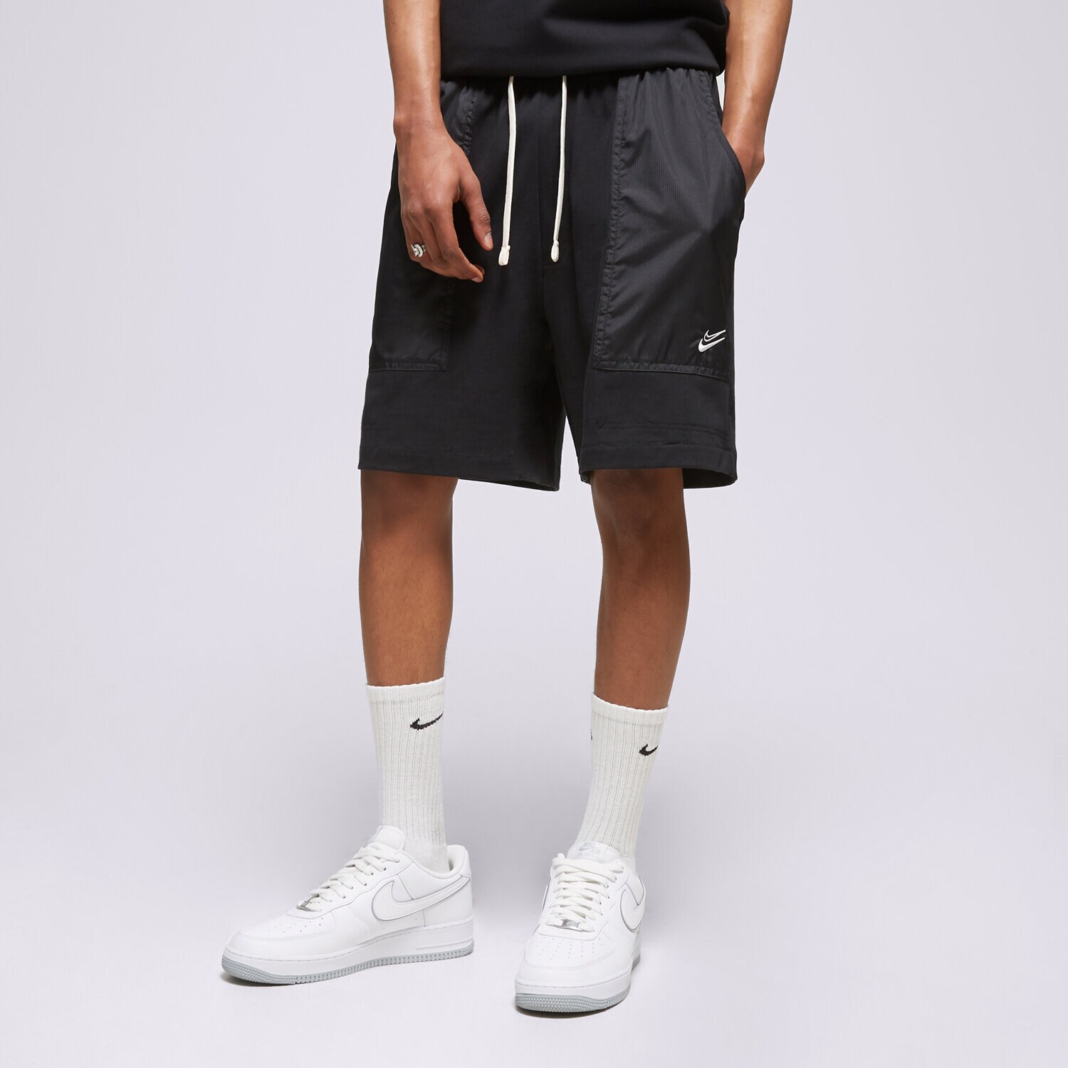 Femei pantaloni scurți NIKE PANTALONI SCURȚI KD M NK FLEECE 8IN NBA DX0203-010 Negru