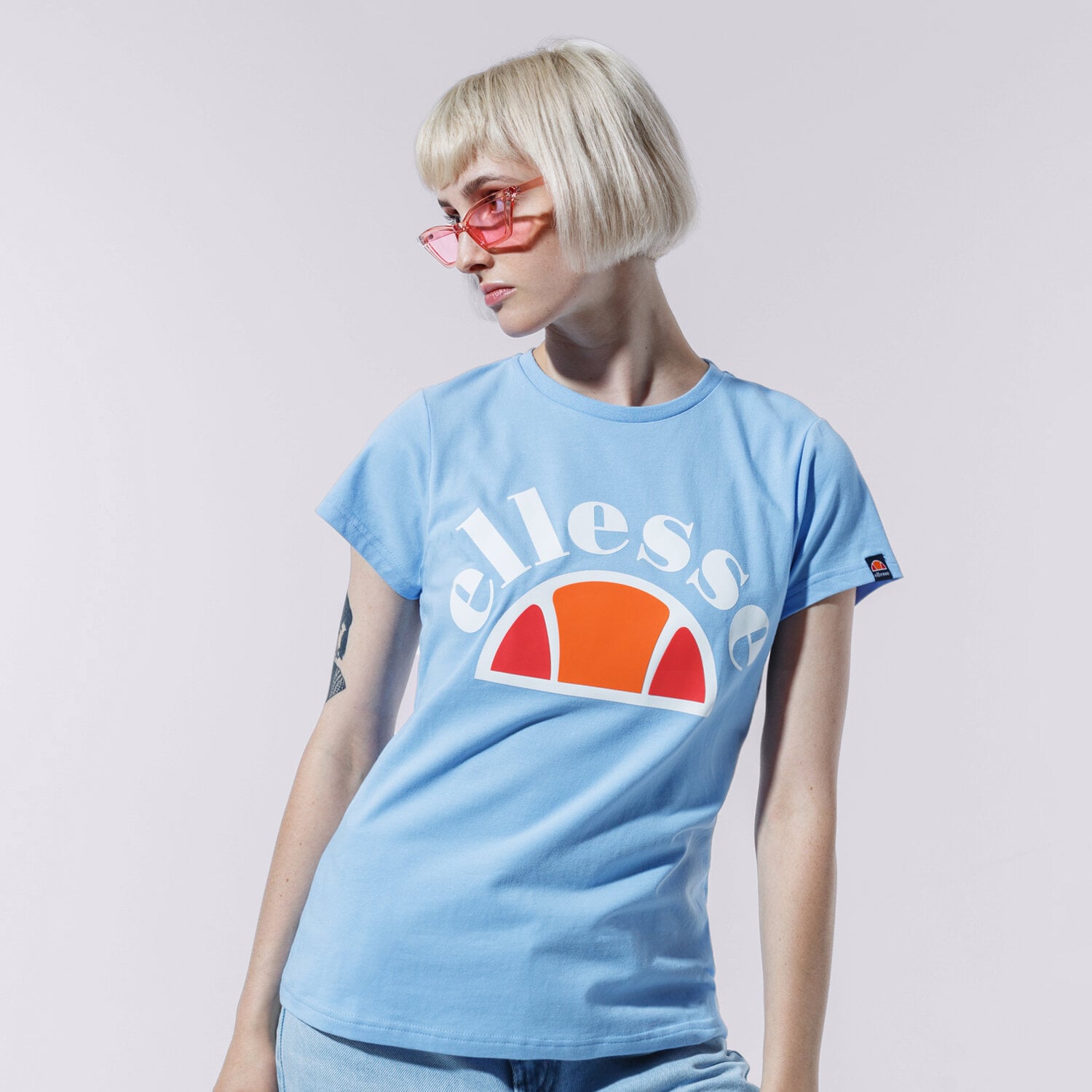 Femei tricou ELLESSE TRICOU CINE SGE09978LIGHTBLUE Albastru