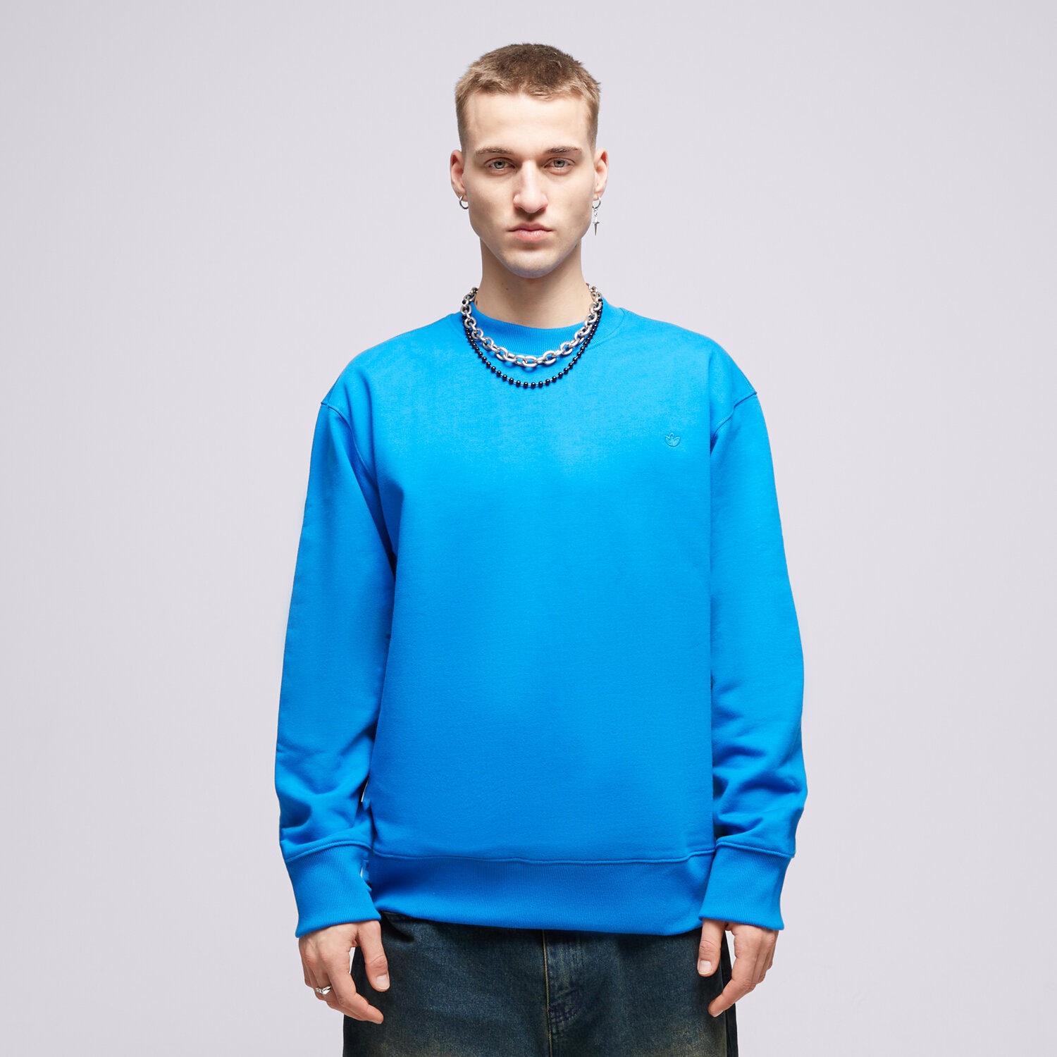 Bărbați bluză ADIDAS BLUZĂ C CREW IM2114 Albastru