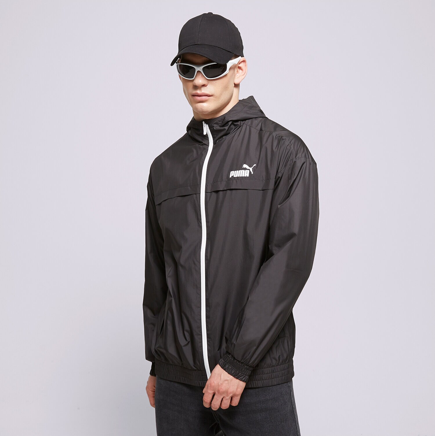 Bărbați jachetă PUMA JACHETĂ POLIAMIDĂ ESS+ CB WINDBREAKER 84748301 Gri