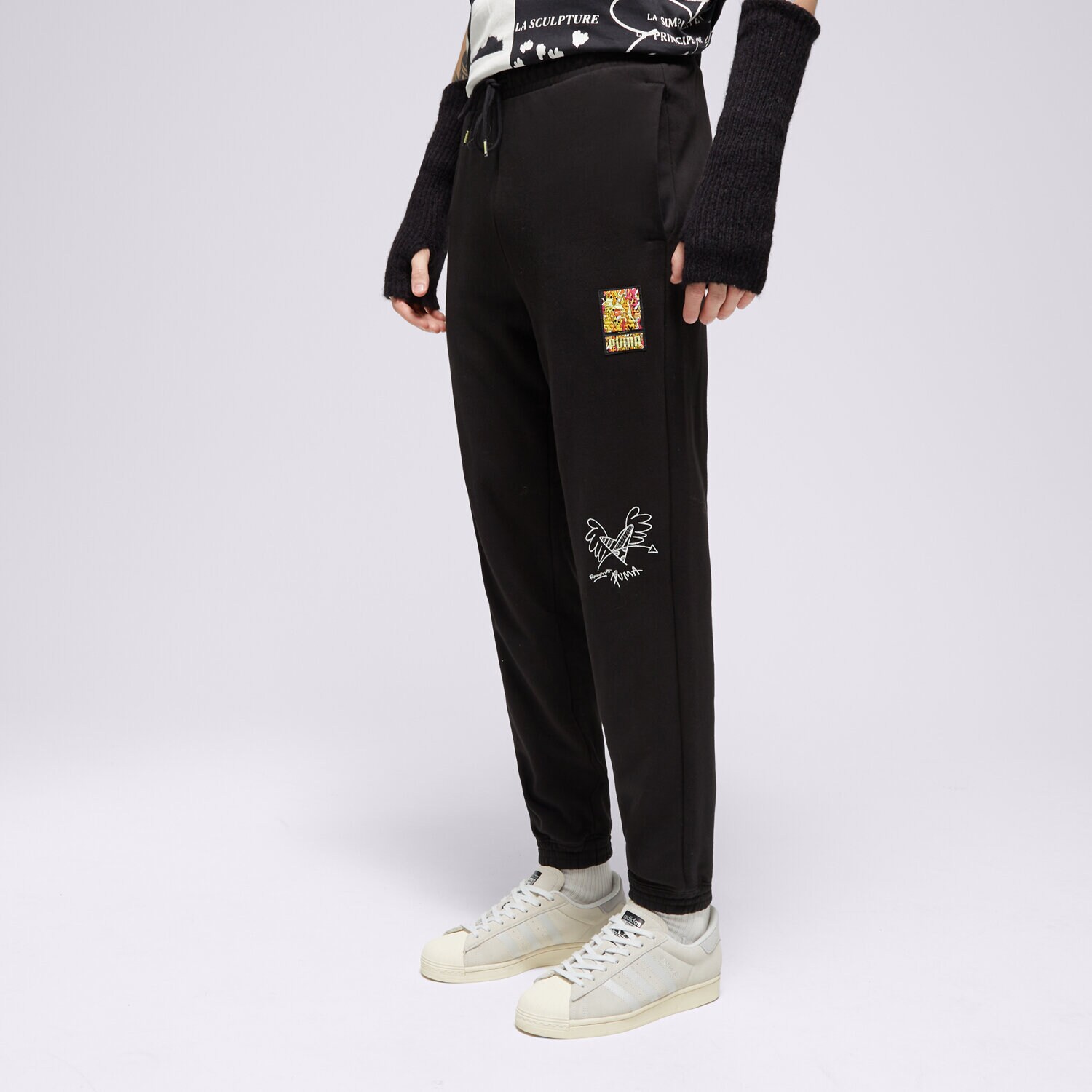Bărbați pantaloni PUMA PANTALONI  532229 532229 01 Negru