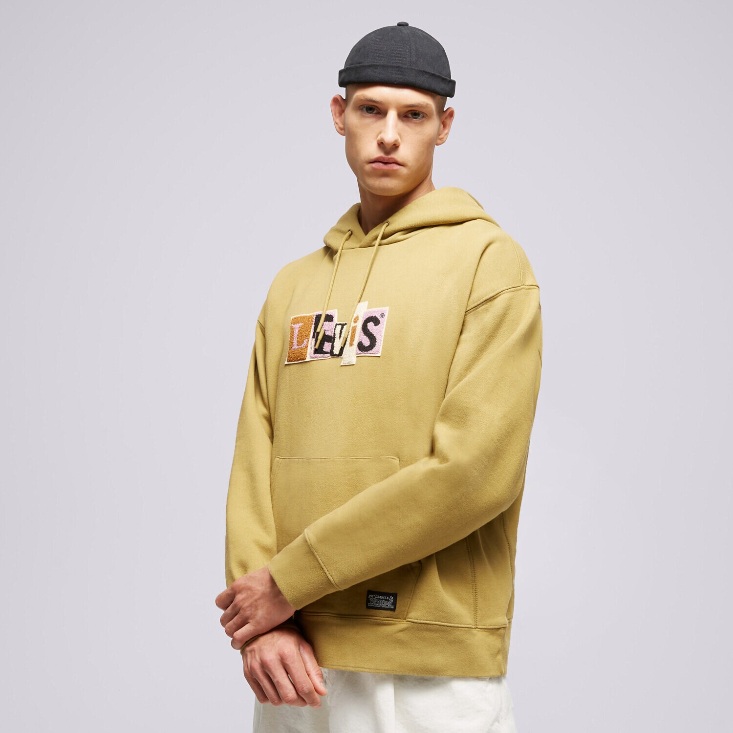Bărbați bluză LEVI'S BLUZĂ CU GLUGĂ SKATE A1008-0006 Galben