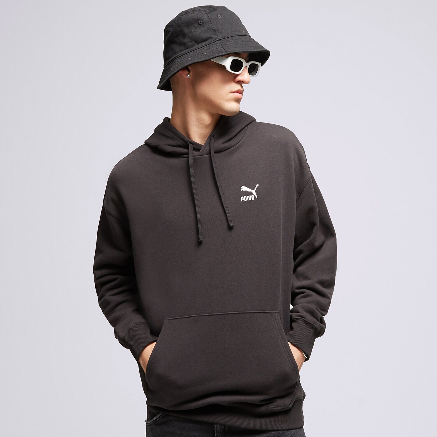 Bărbați bluză PUMA BLUZĂ CU GLUGĂ BETTER CLASSICS 62132101 Negru