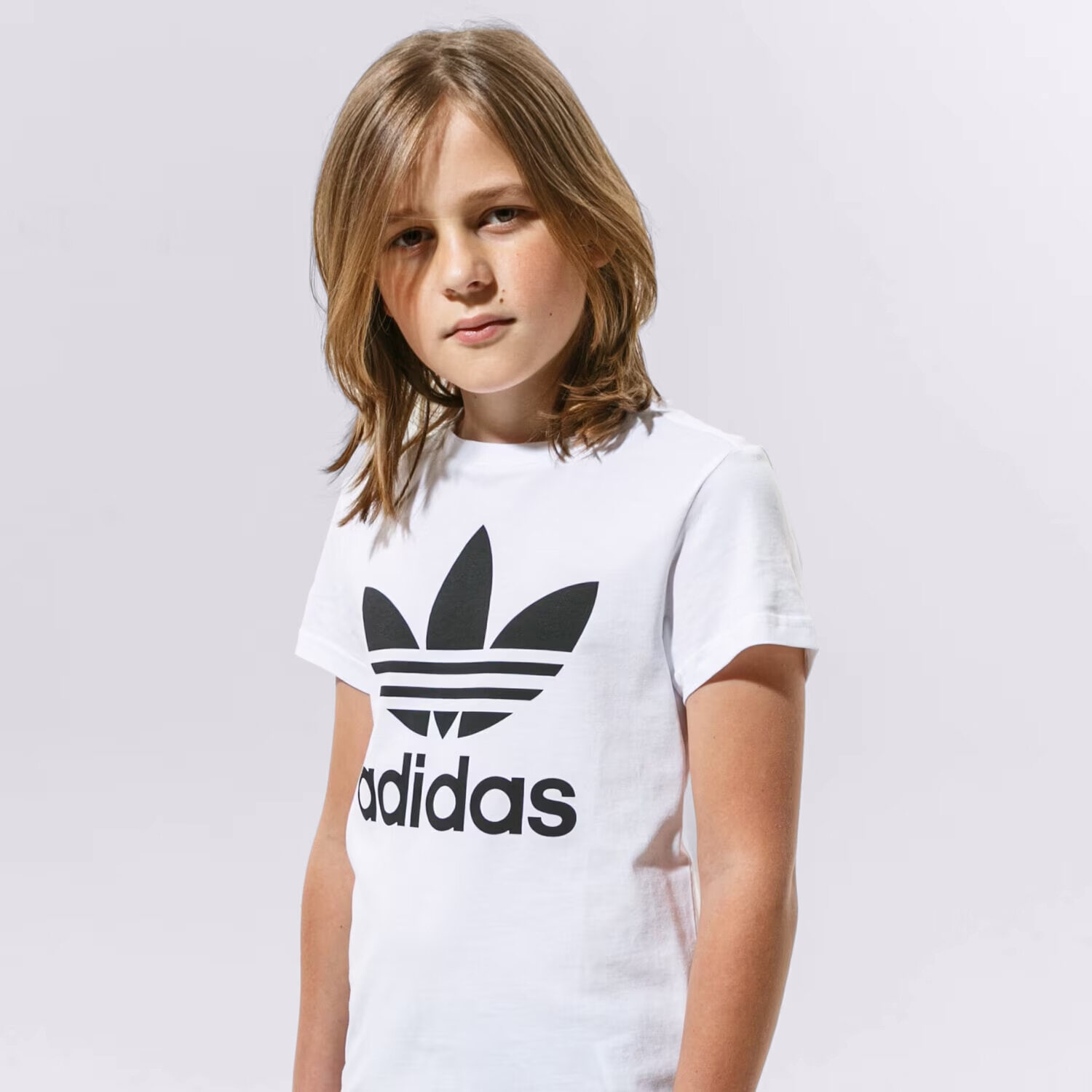 Copii tricou ADIDAS TRICOU TREFOIL TEE GIRL DV2904 Alb