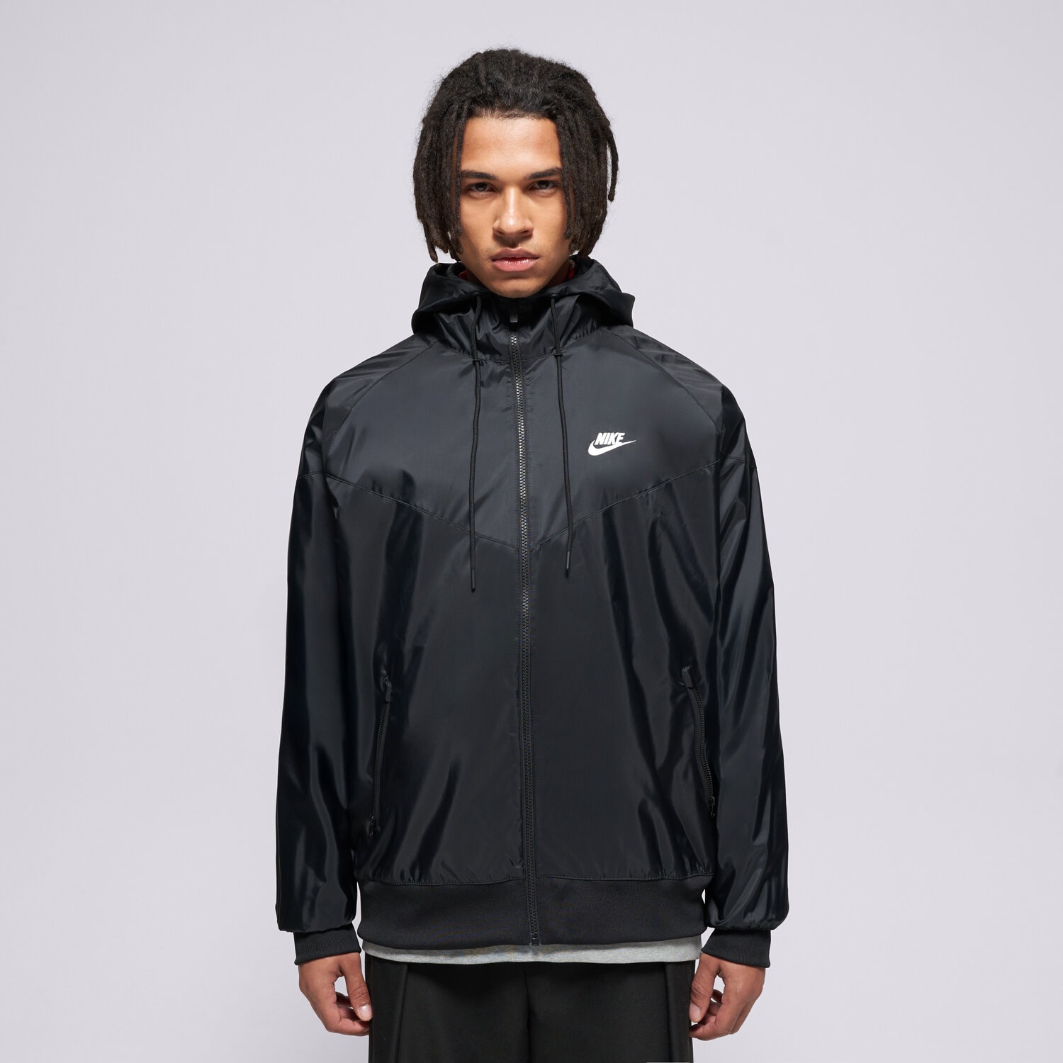 Bărbați jachetă NIKE JACHETĂ SPORTSWEAR HERITAGE DA0001-010 Negru