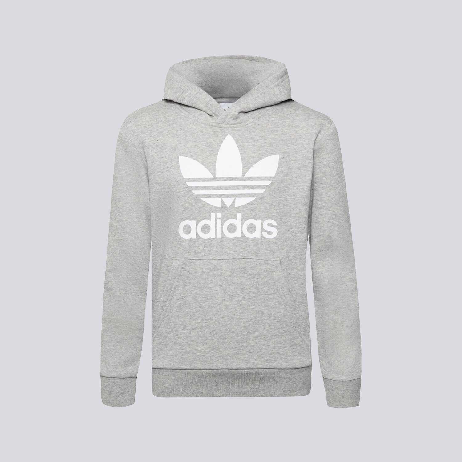 Copii bluză ADIDAS BLUZĂ CU GLUGĂ TREFOIL HOODIE BOY GE1979 Gri