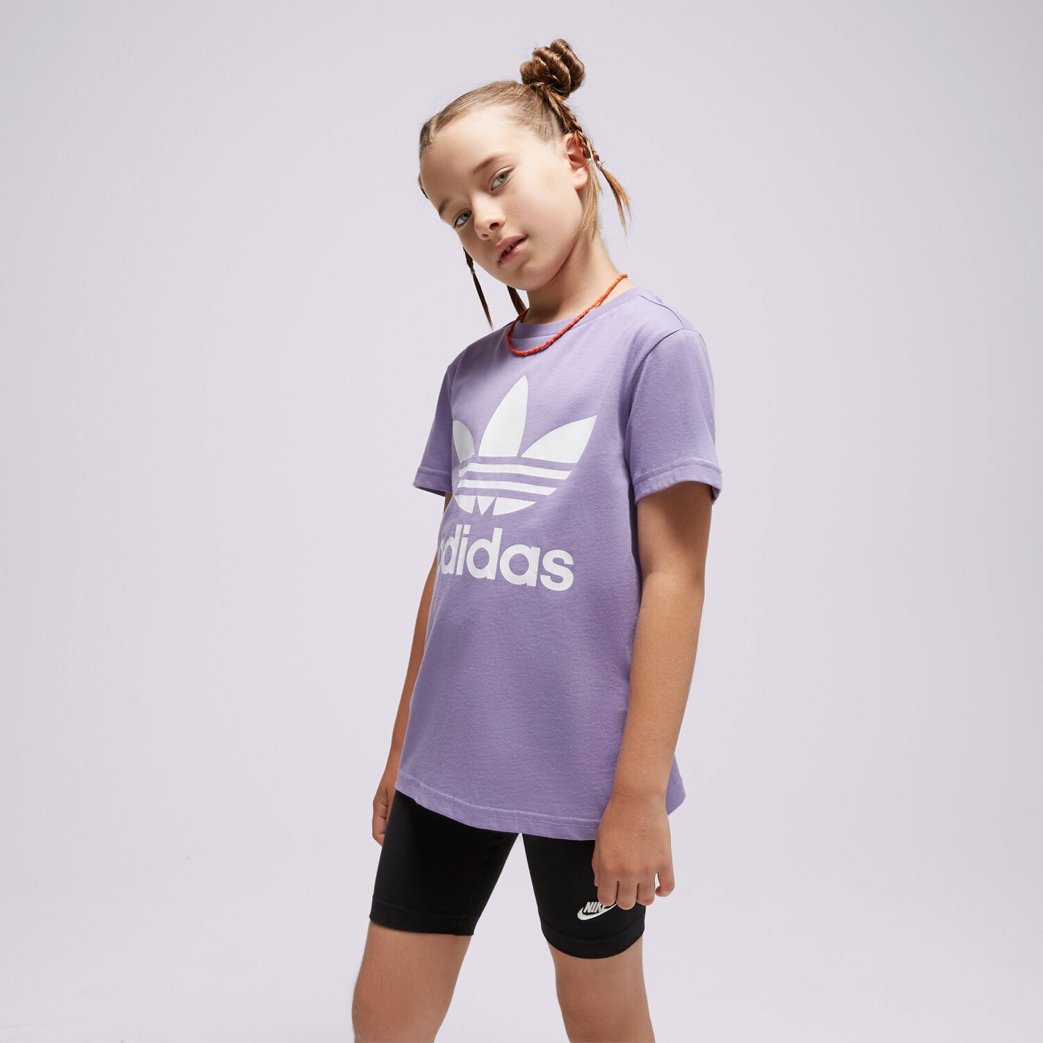 Copii tricou ADIDAS TRICOU TREFOIL TEE GIRL IB9934 Violet
