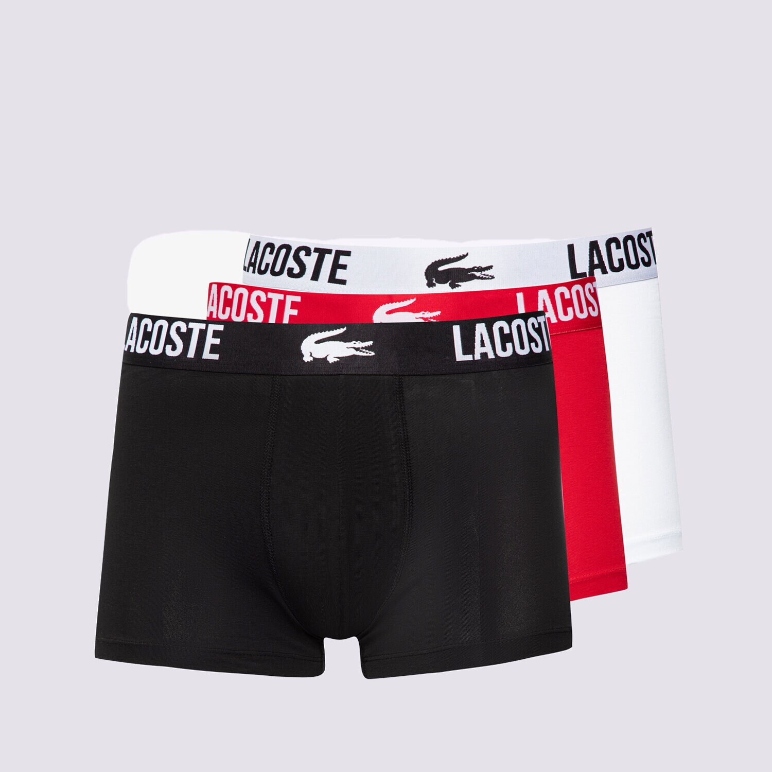 Bărbați lenjerie, boxeri LACOSTE BOXERI LACOSTE 3 PACK BOXER SHORTS 5H3321.TR2 Mulicolor