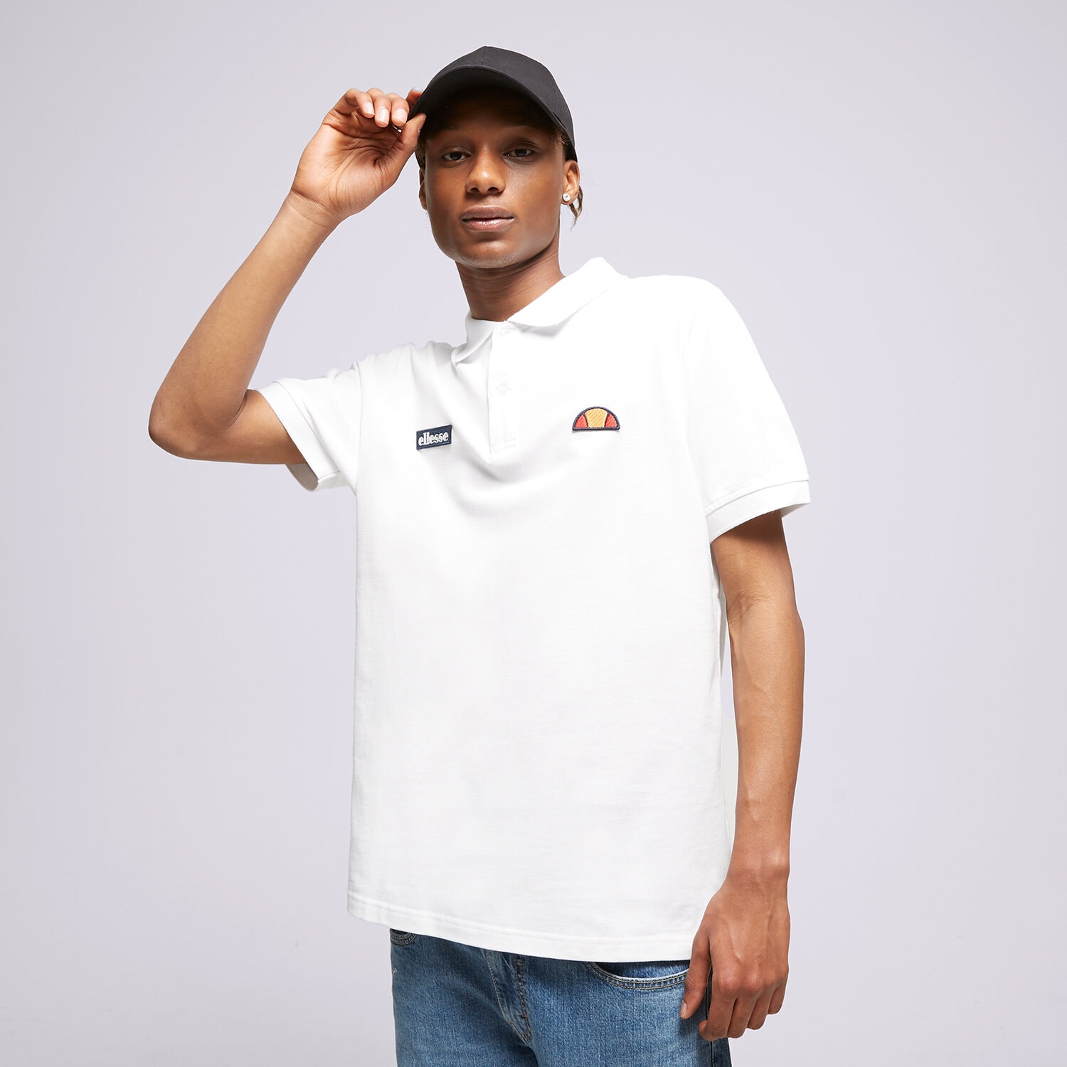 Bărbați tricou ELLESSE POLO MONTURA WHT SHS04475908 Alb