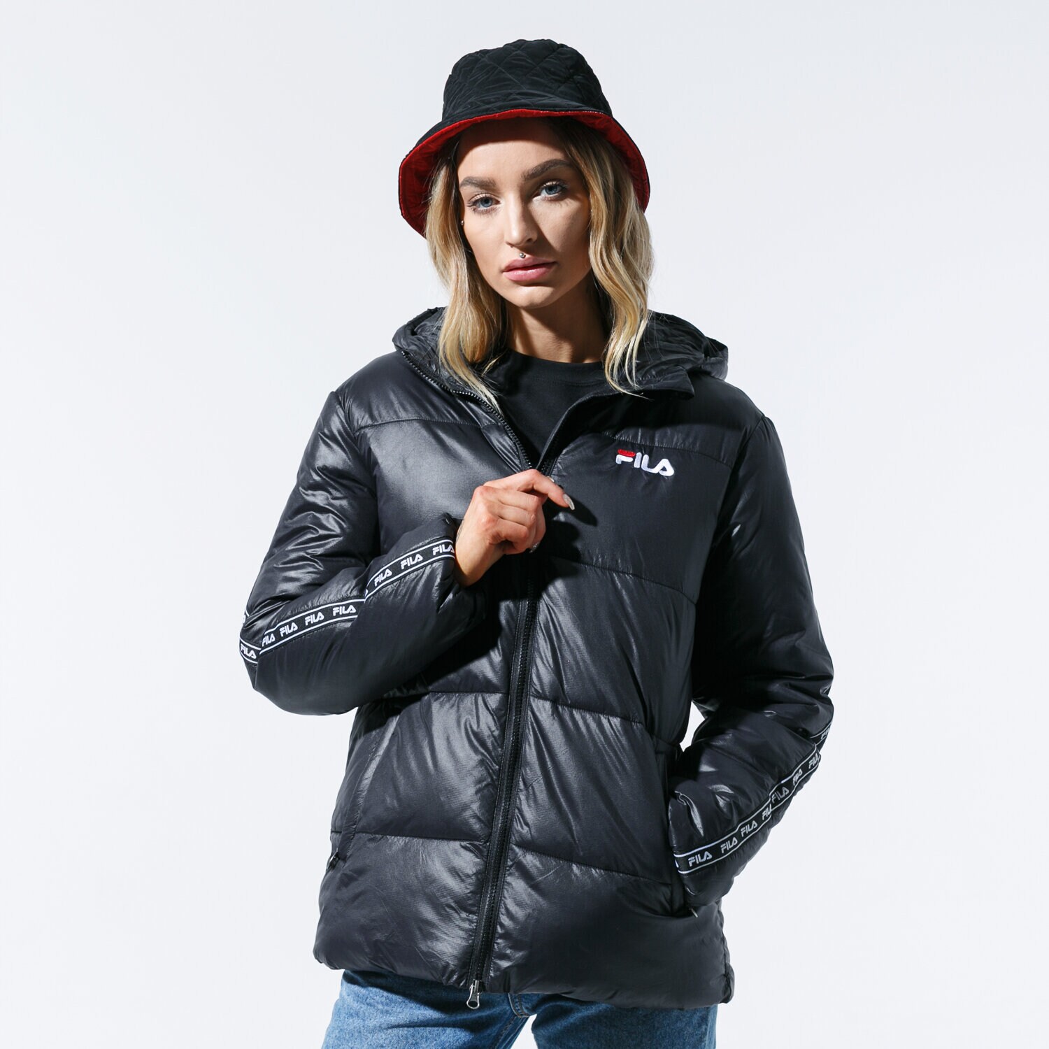 Femei geacă de iarnă FILA JACHETĂ SHIGEMI PADDED JACKET 687254002 Negru
