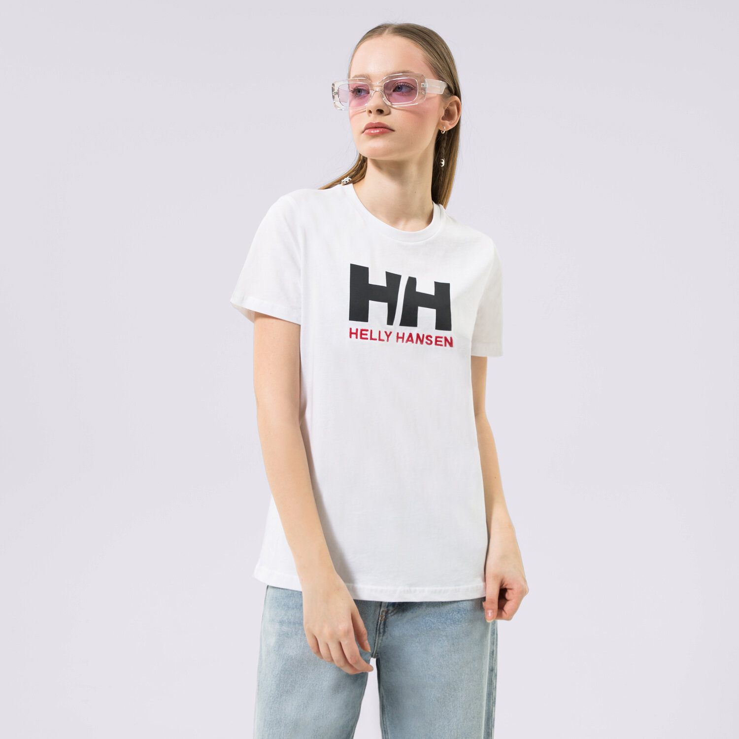 Femei tricou HELLY HANSEN TRICOU W HH LOGO 34112001 Alb