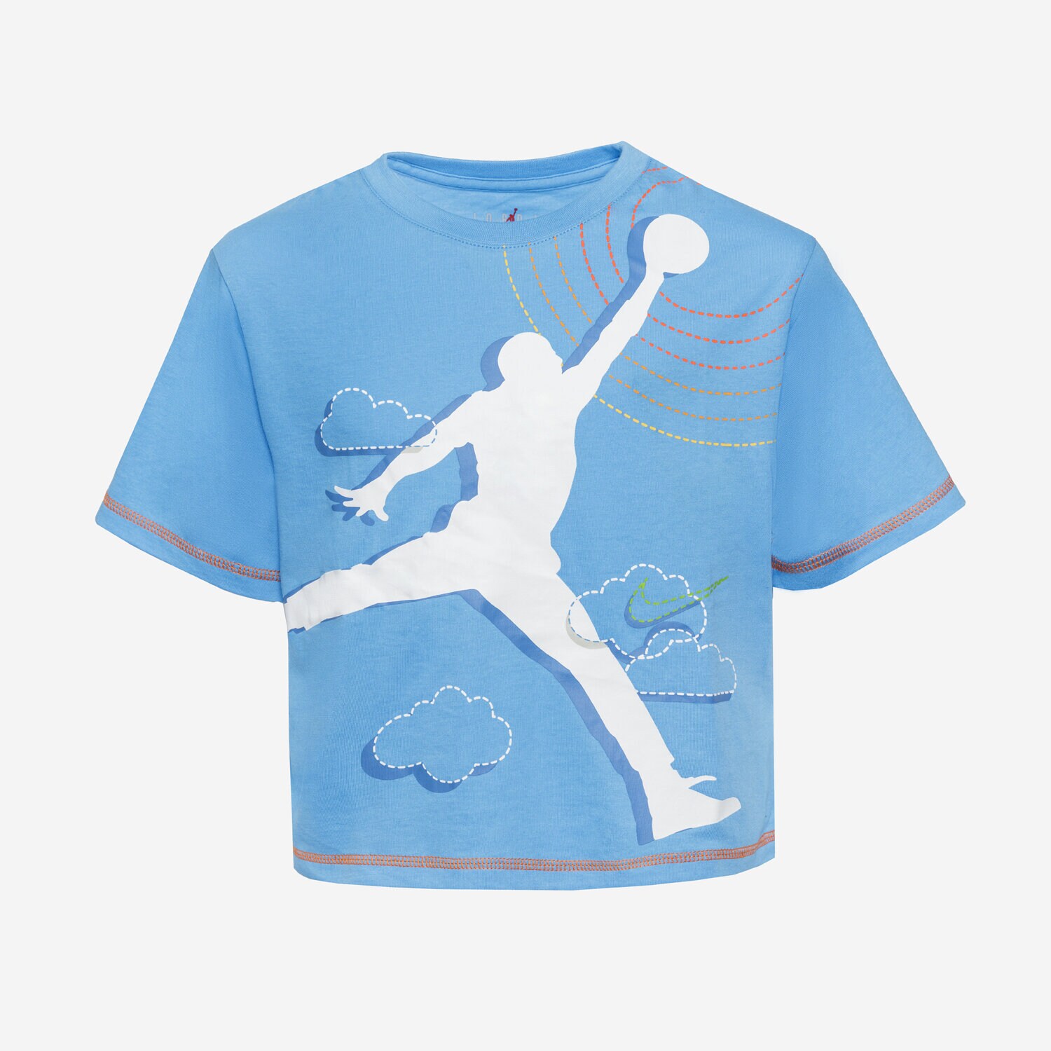 Copii tricou JORDAN TRICOU JUMPMAN SUN RISE GIRL 45B841-B9F Albastru
