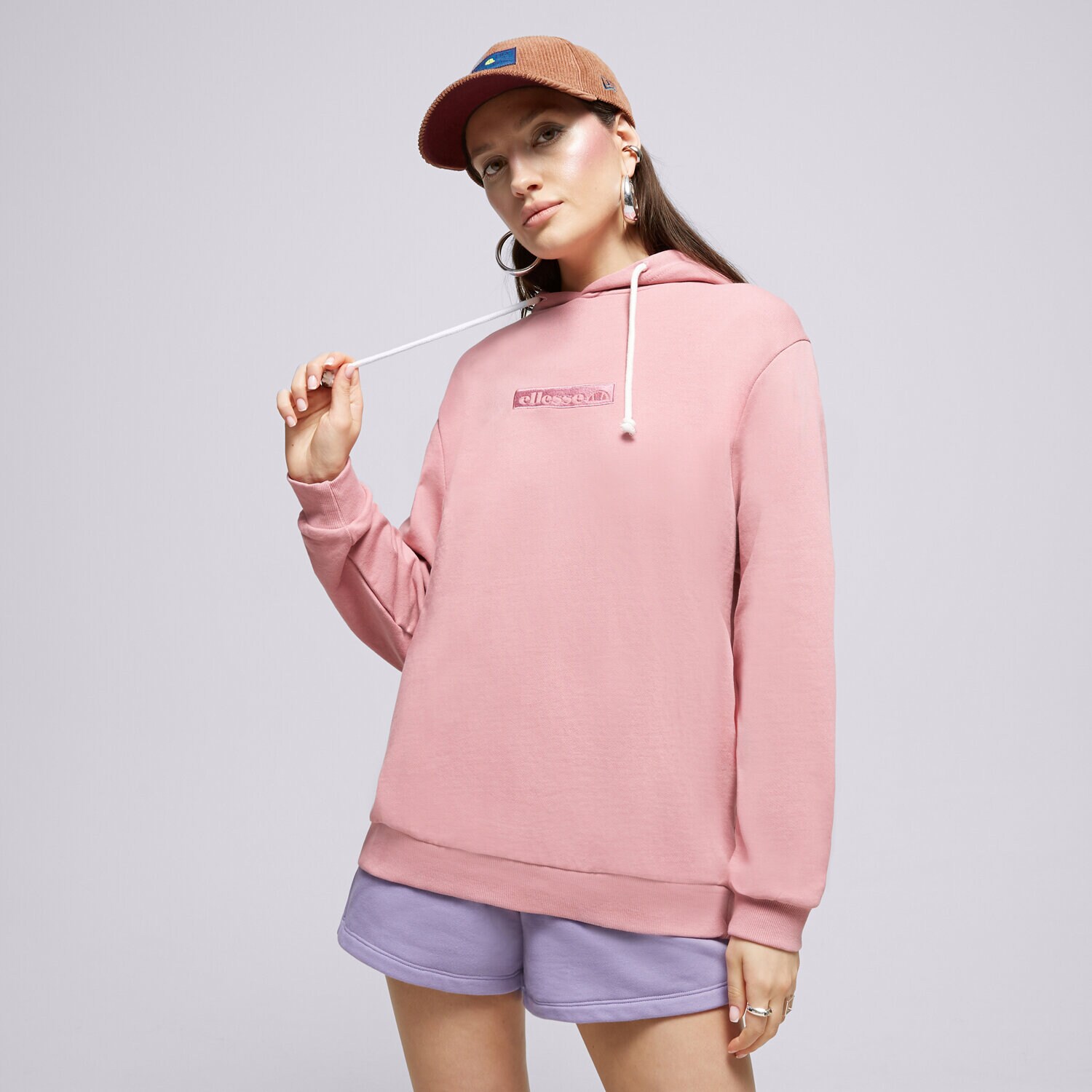 Femei bluză ELLESSE BLUZĂ CU GLUGĂ ODINA OH HOODY PINK SGR17899814 Roz
