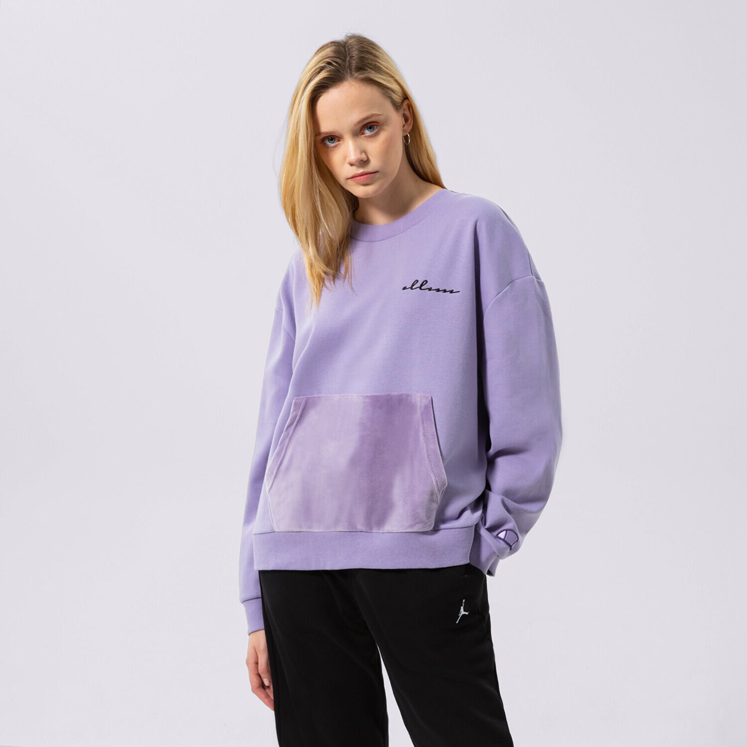 Femei bluză ELLESSE BLUZĂ KIRAIC SWEATSHIRT PRPL SGM14162305 Violet