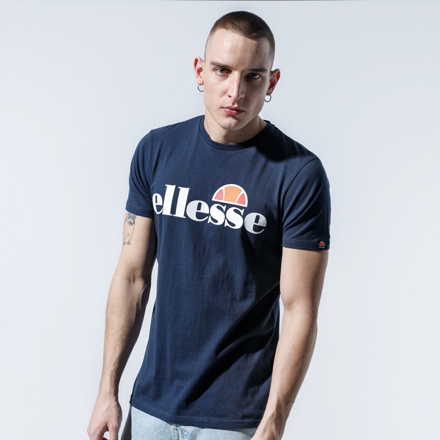 Bărbați tricou ELLESSE TRICOU SL PRADO NAVY SHC07405429 Bleumarin