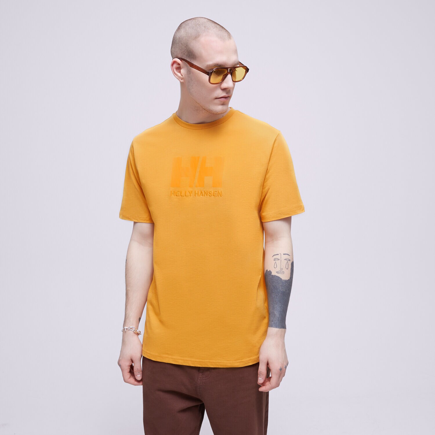 Bărbați tricou HELLY HANSEN TRICOU HH LOGO 33979364 Galben