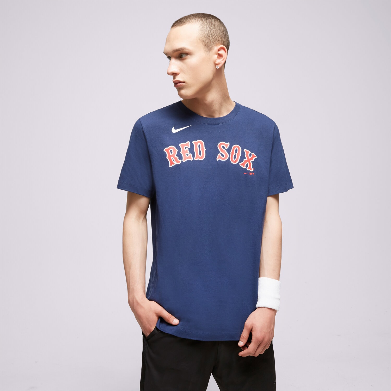 Bărbați tricou NIKE TRICOU BOSTON RED SOX MLB N199-44B-BQ-M3X Bleumarin