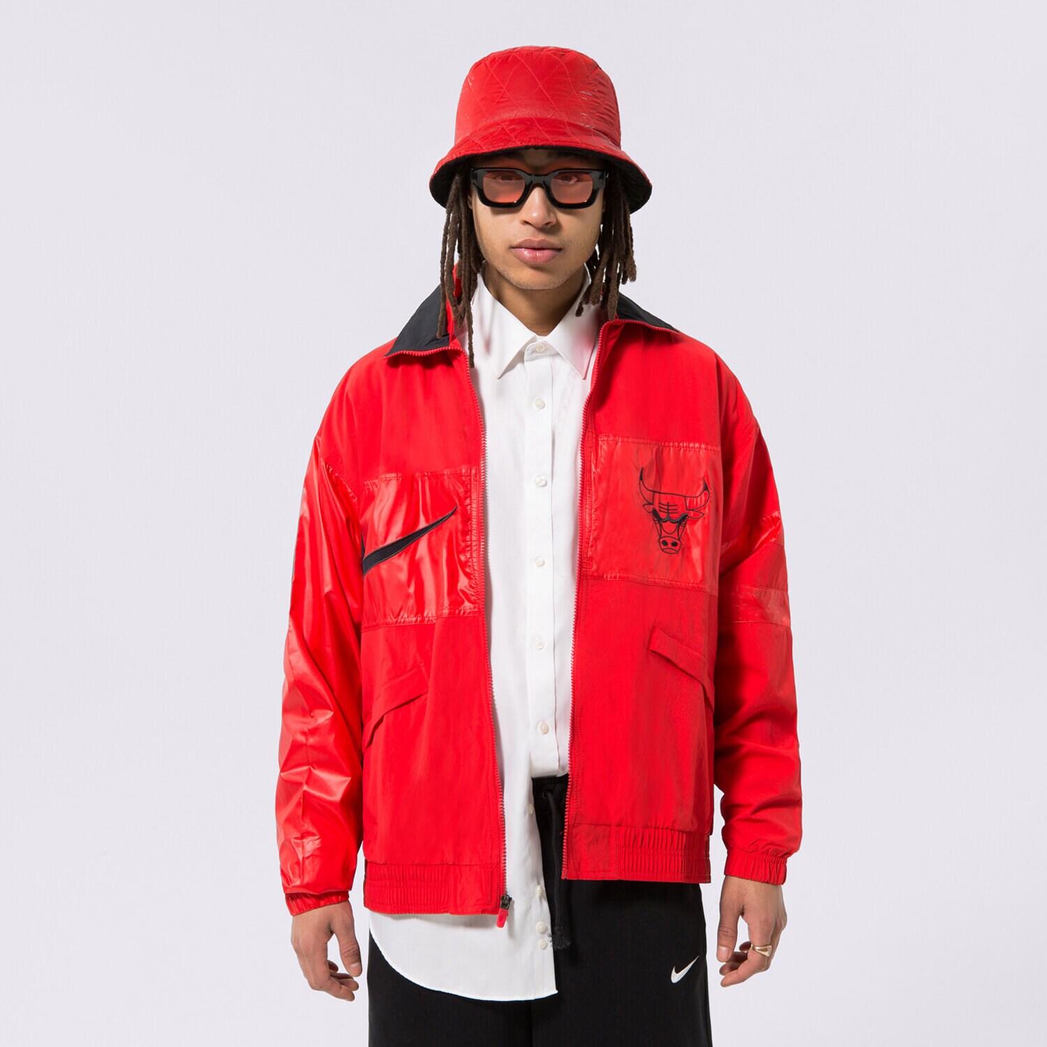 Bărbați jachetă NIKE JACHETĂ JACHETĂ DE SEZON CHI M NK LTWT JKT CTS GX NB DR9201-657 Roșu