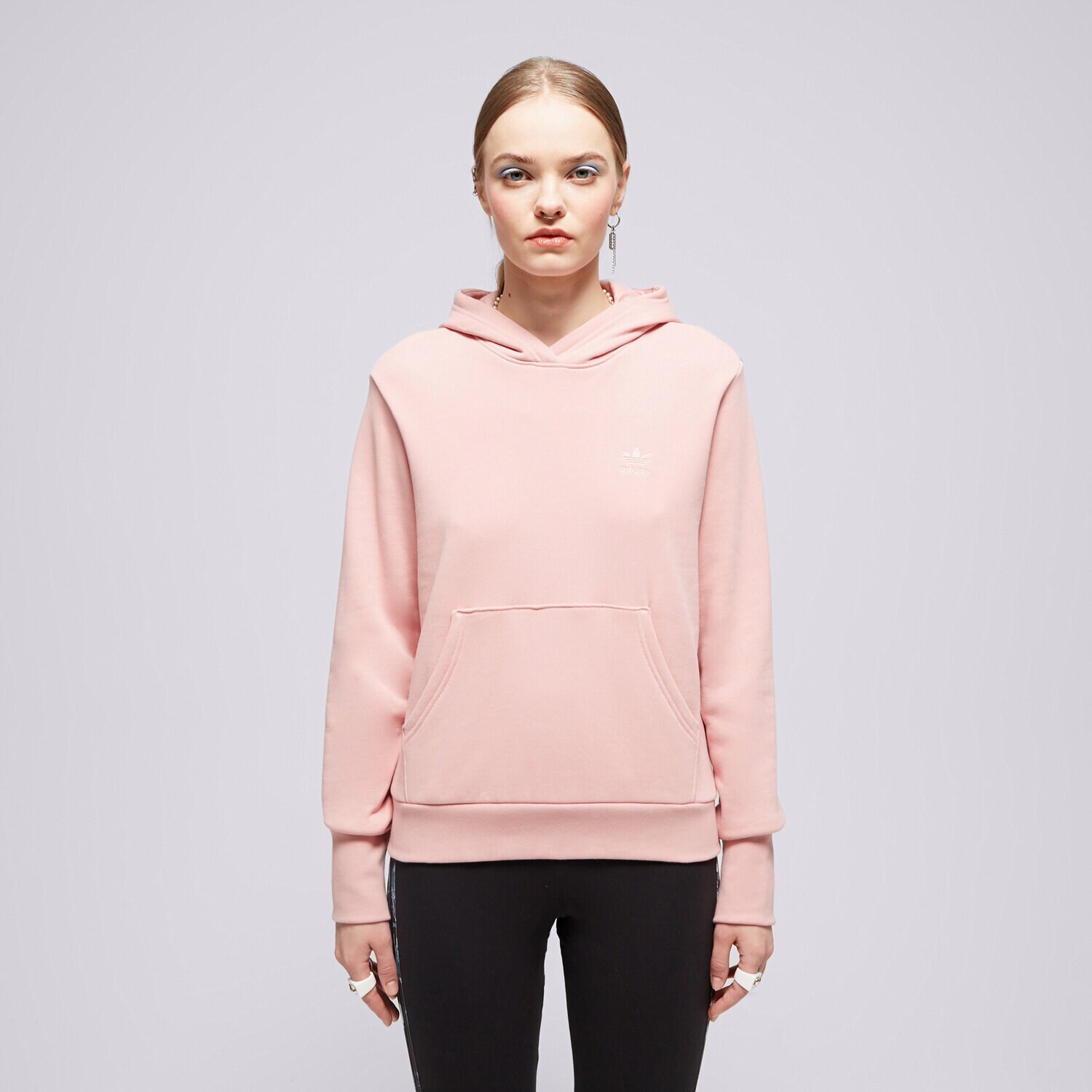 Femei bluză ADIDAS BLUZĂ CU GLUGĂ HE9540 HE9540 Roz