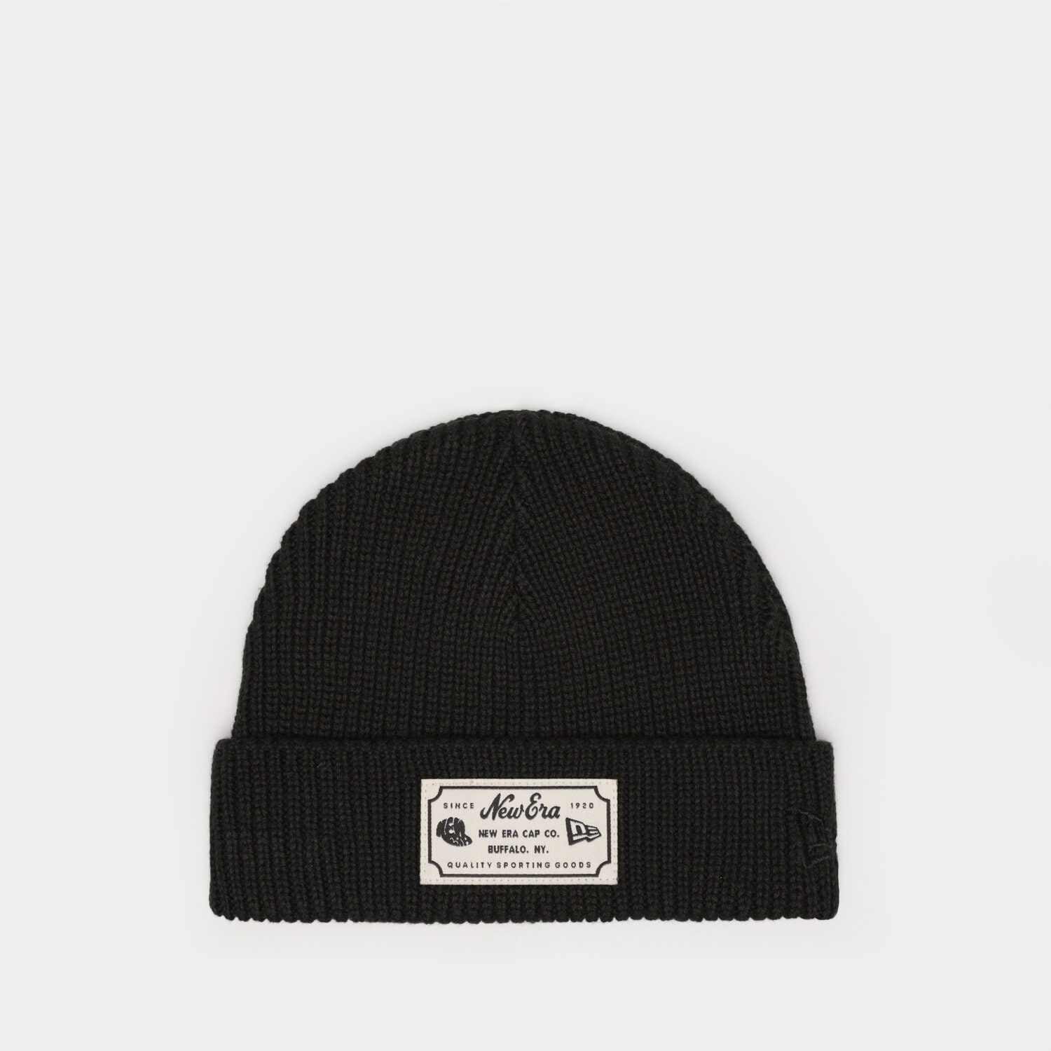 Bărbați căciulă NEW ERA CACIULA NE PATCH BEANIE BLK NEW ERA BLK 60285039 Negru