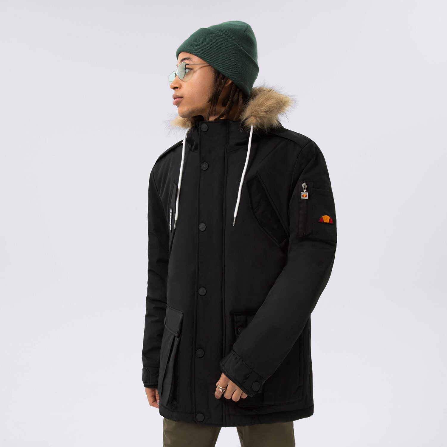 Bărbați eacă de iarnă ELLESSE JACHETĂ DE IARNĂ BLIZZARD BLK PARKA JACKET SHL03704011 Negru