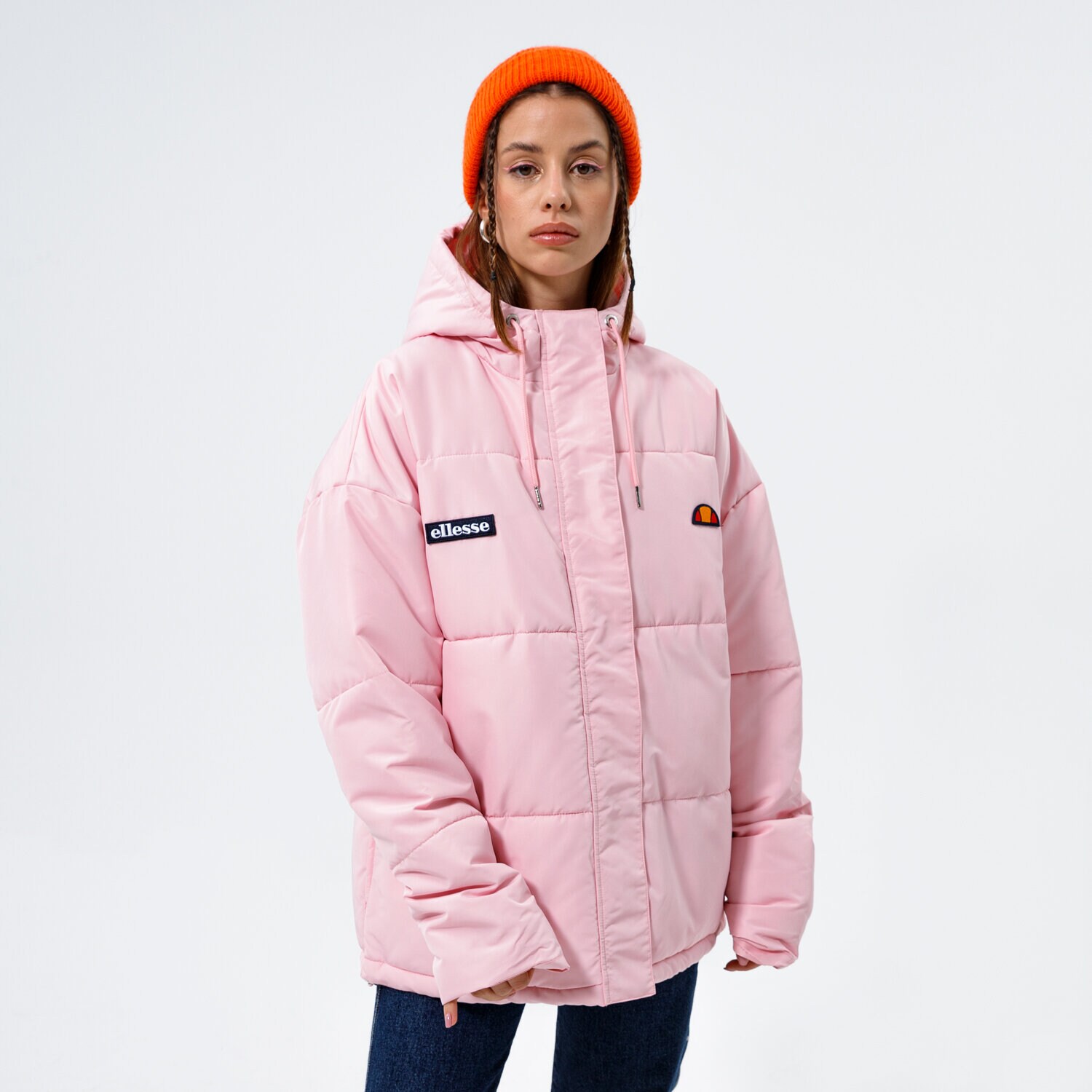 Femei geacă de iarnă ELLESSE JACHETĂ PEJO LPINK PADDED JACKET SGC05501808 Roz