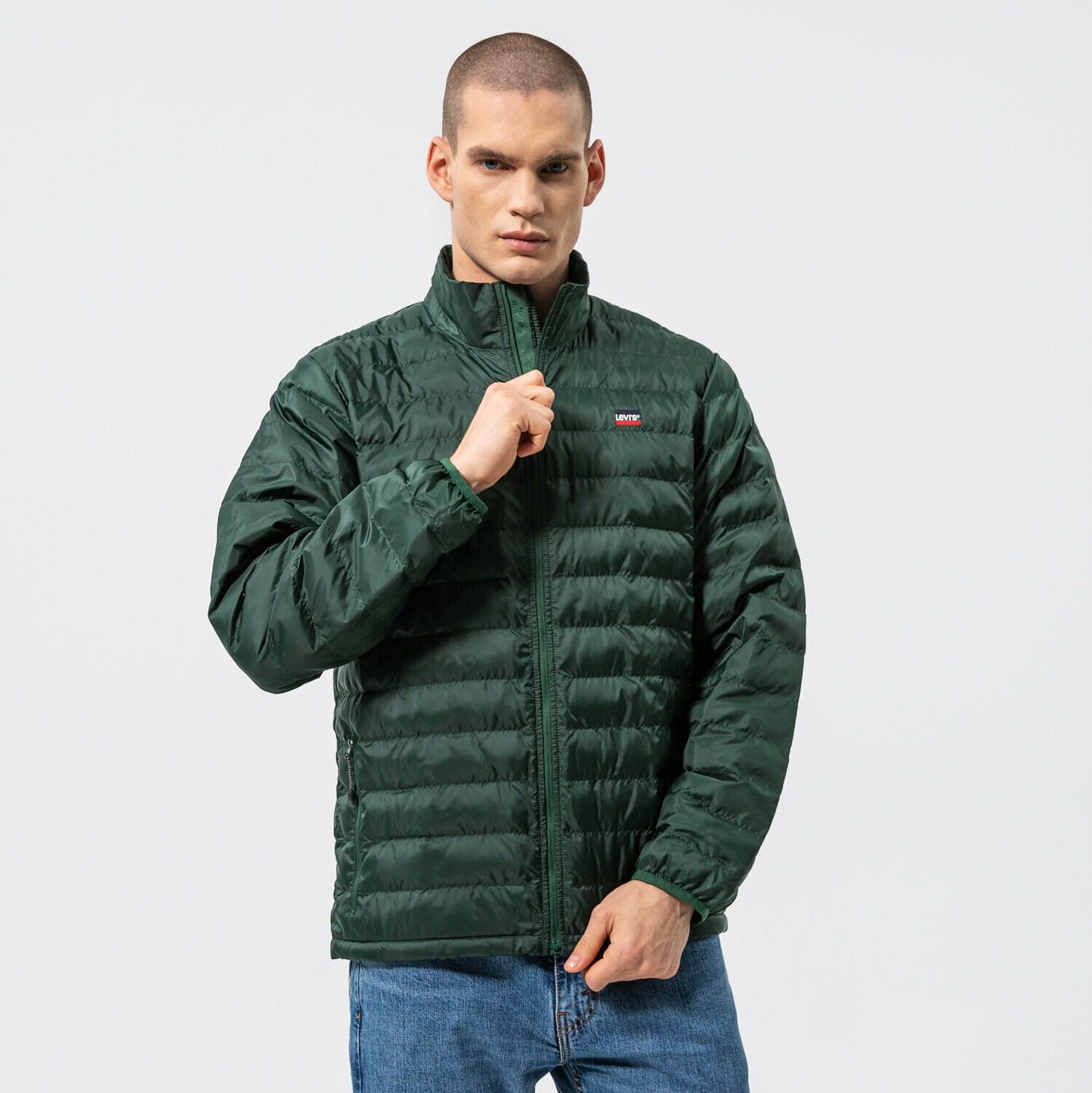 Bărbați eacă de iarnă LEVI'S JACHETĂ DE IARNĂ PRESIDIO PACKABLE JACKET 275230010 Verde