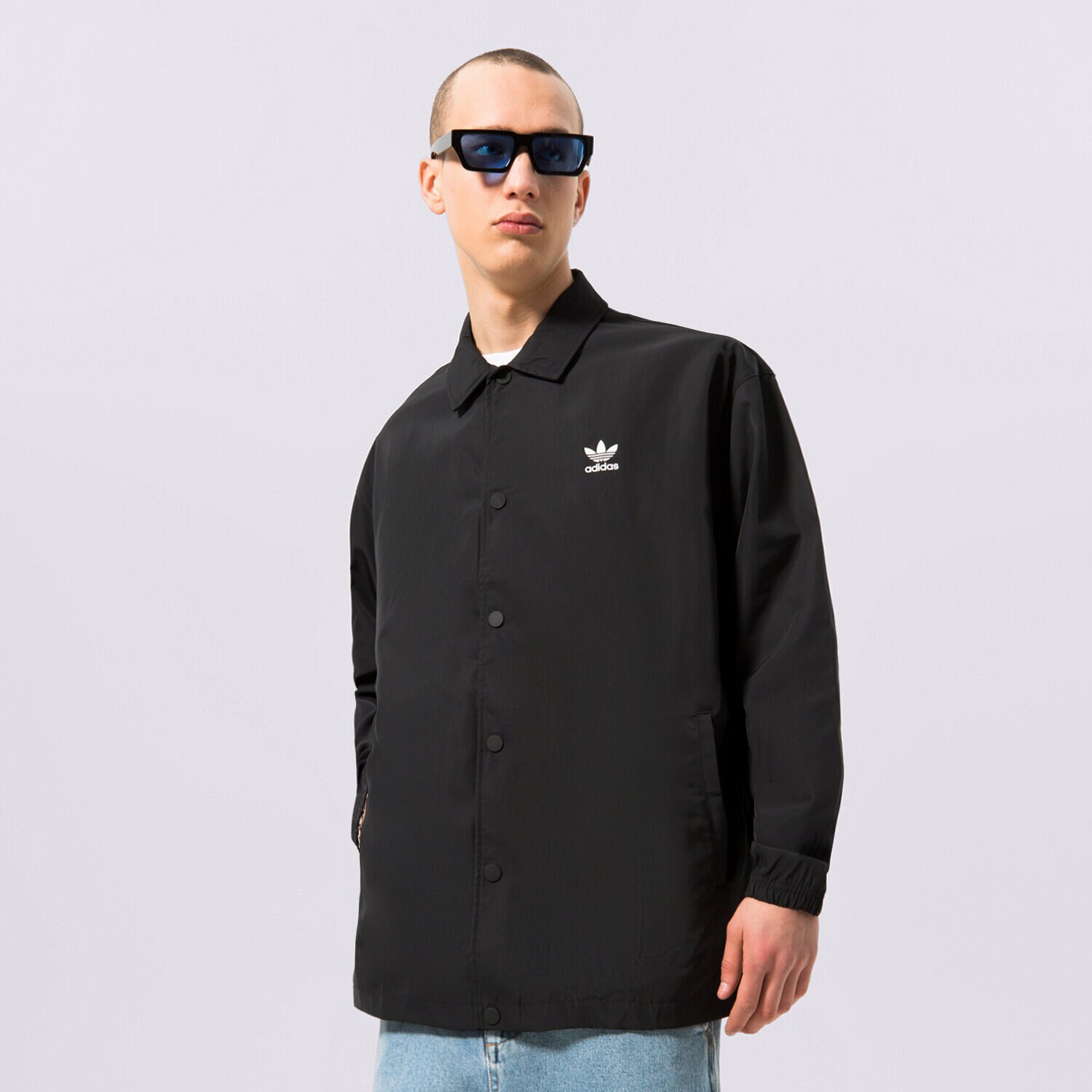 Bărbați jachetă ADIDAS JACHETĂ COACH JACKET IA6371 Negru