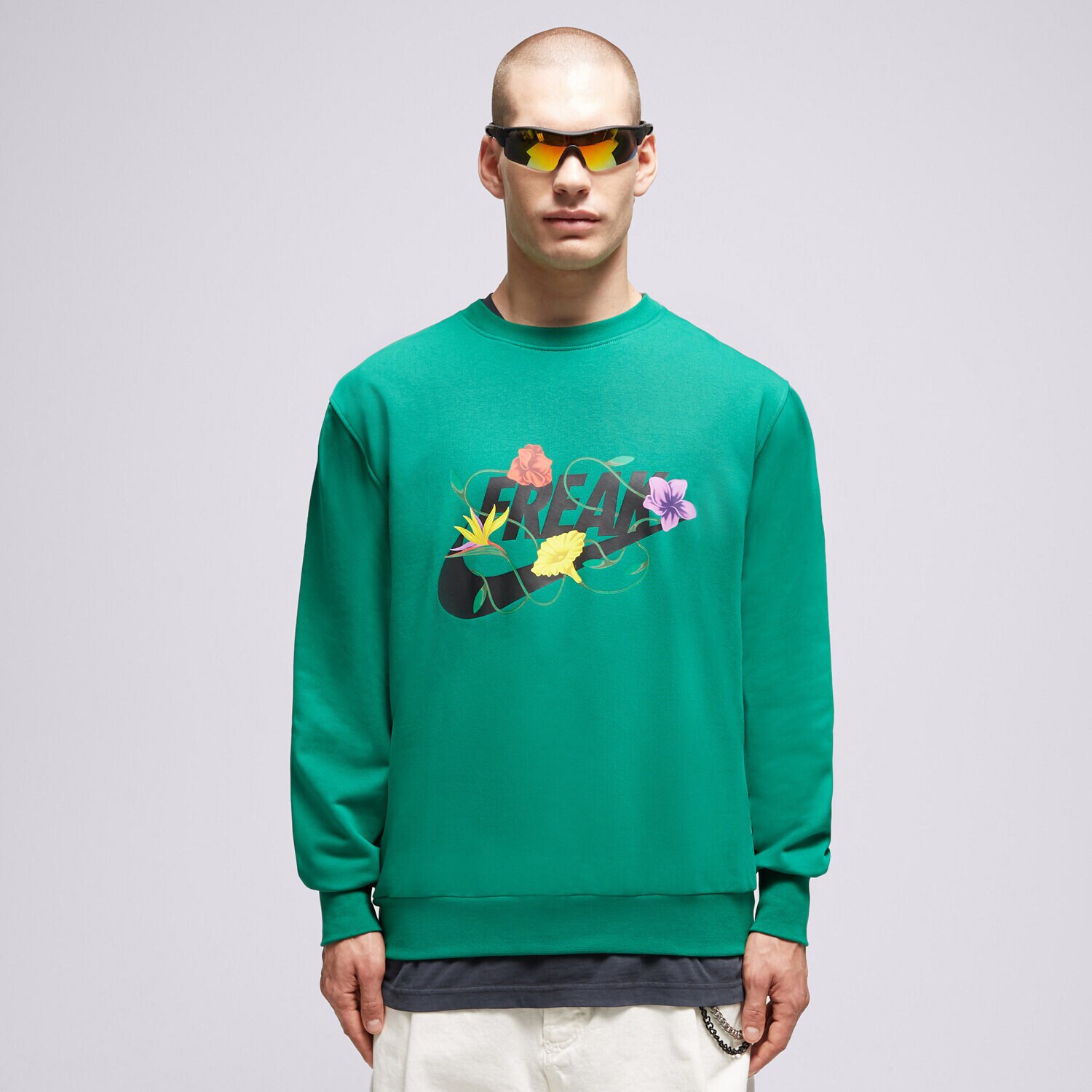 Bărbați bluză NIKE BLUZĂ GA M NK S.I. CREW GX NBA FJ9557-365 Verde