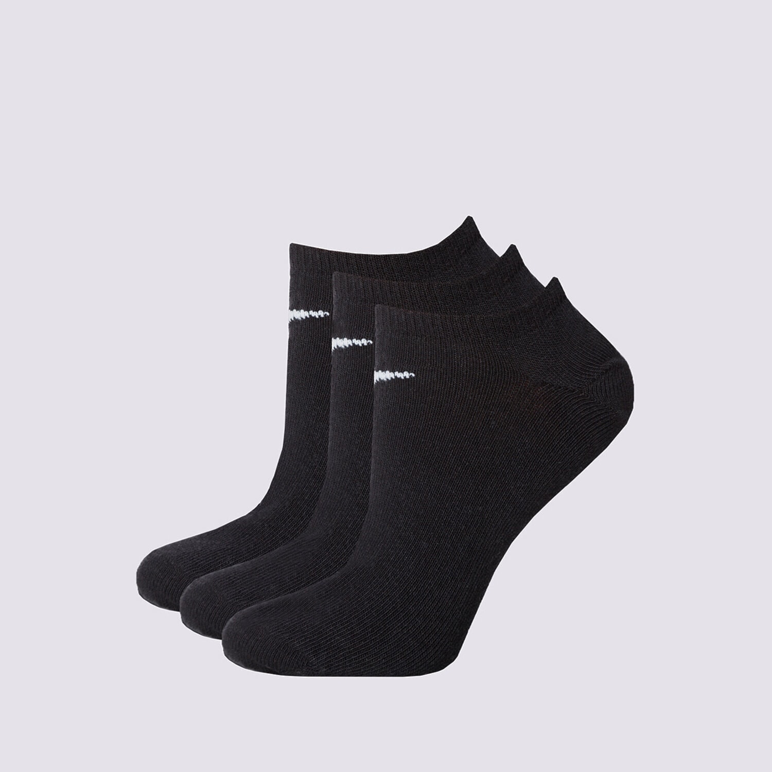 Femei șosete NIKE ȘOSETE *3PK VAL.NOS SHOW SX2554-001 Negru