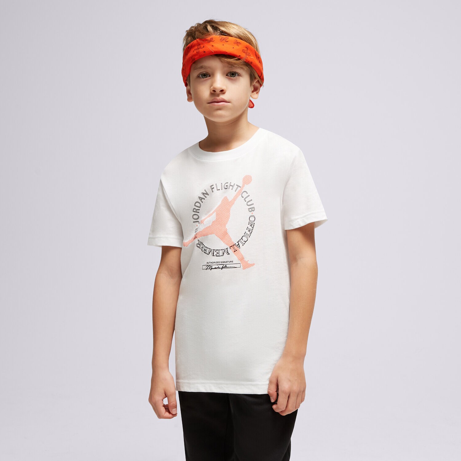 Copii tricou JORDAN TRICOU OFFICIAL MEMBER S/S TEE BOY 95C342001 Alb