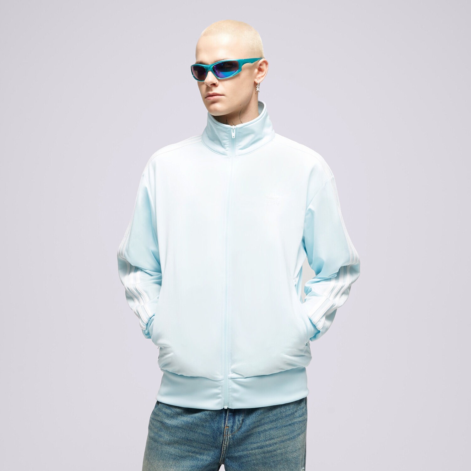 Bărbați bluză ADIDAS BLUZĂ FBIRD TT HL9341 Albastru