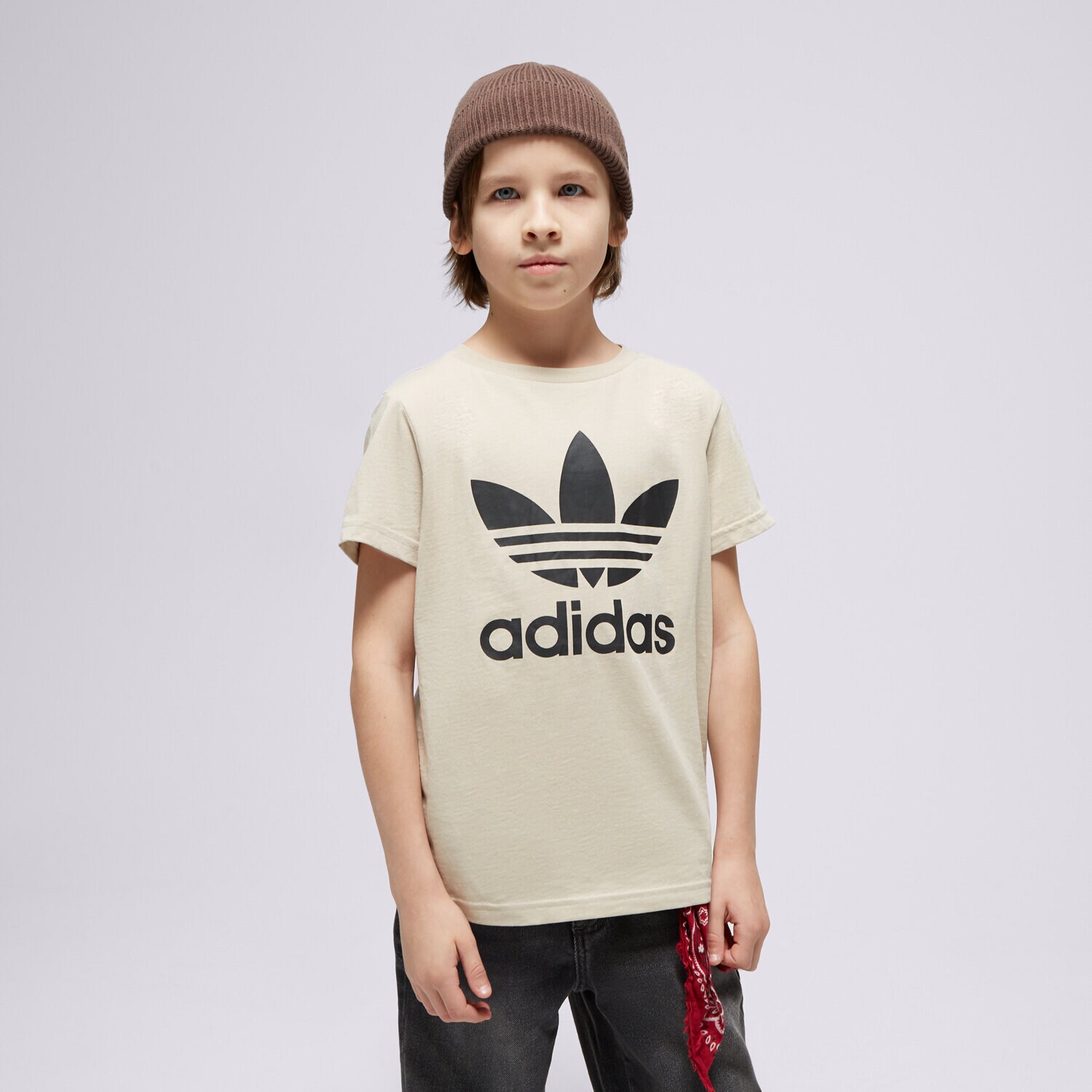 Copii tricou ADIDAS TRICOU TREFOIL TEE BOY IJ7179 Bej
