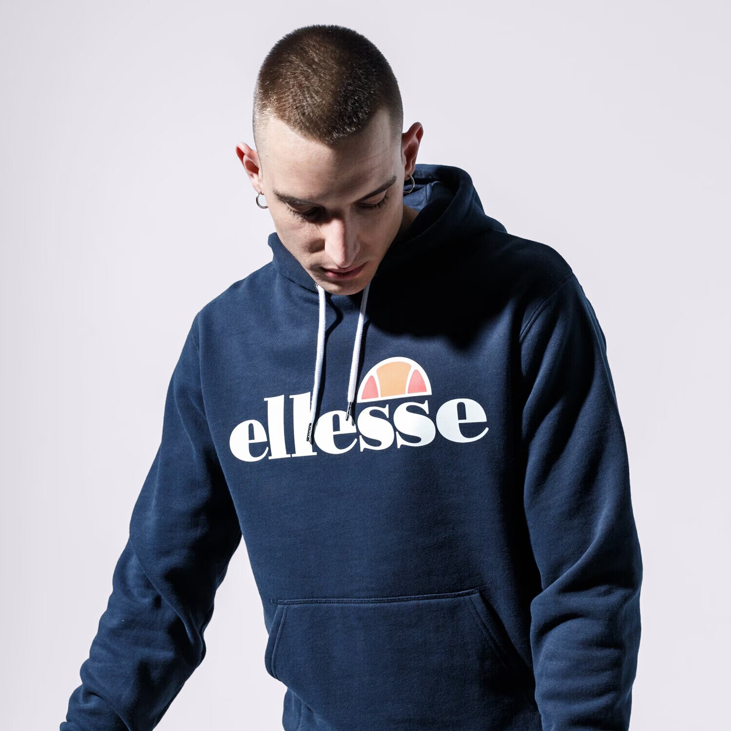 Bărbați bluză ELLESSE BLUZĂ CU GLUGĂ SL GOTTERO NAVY SHC07407429 Bleumarin