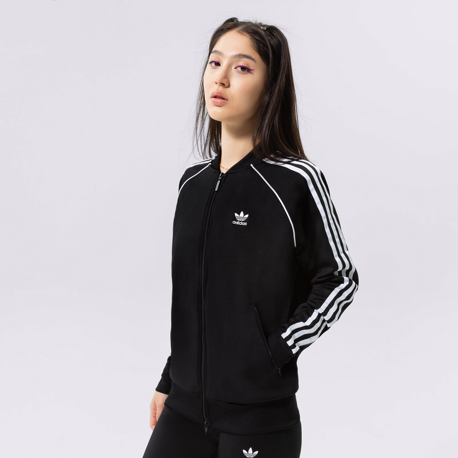 Femei bluză ADIDAS BLUZĂ SST TRACKTOP PB GD2374 Negru