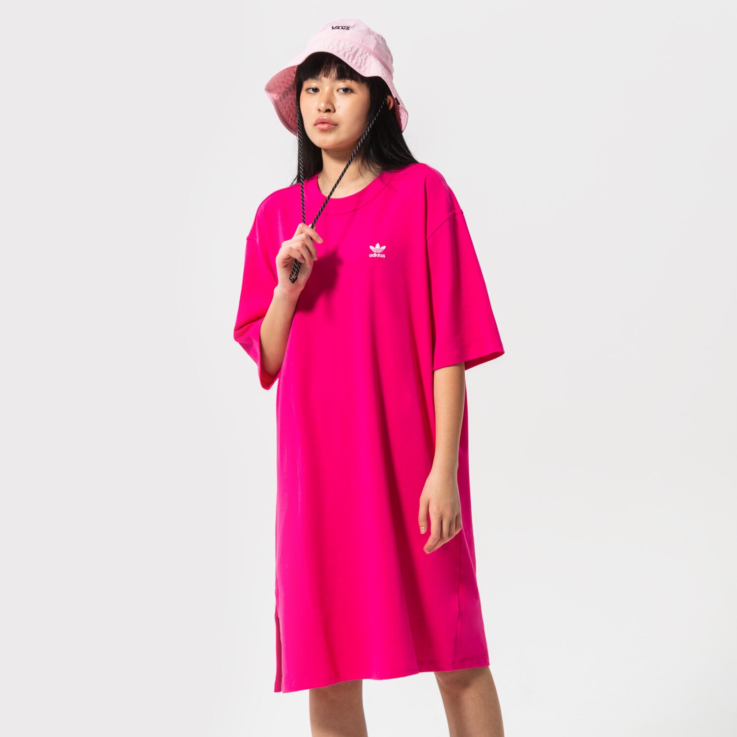 Femei rochii și fuste ADIDAS ROCHIE TEE HG6238 Roz