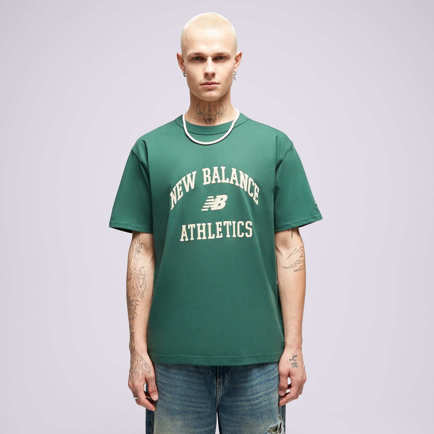 Bărbați tricou NEW BALANCE TRICOU NB ATHLETICS VARSITY TEE MT33551NWG Mulicolor