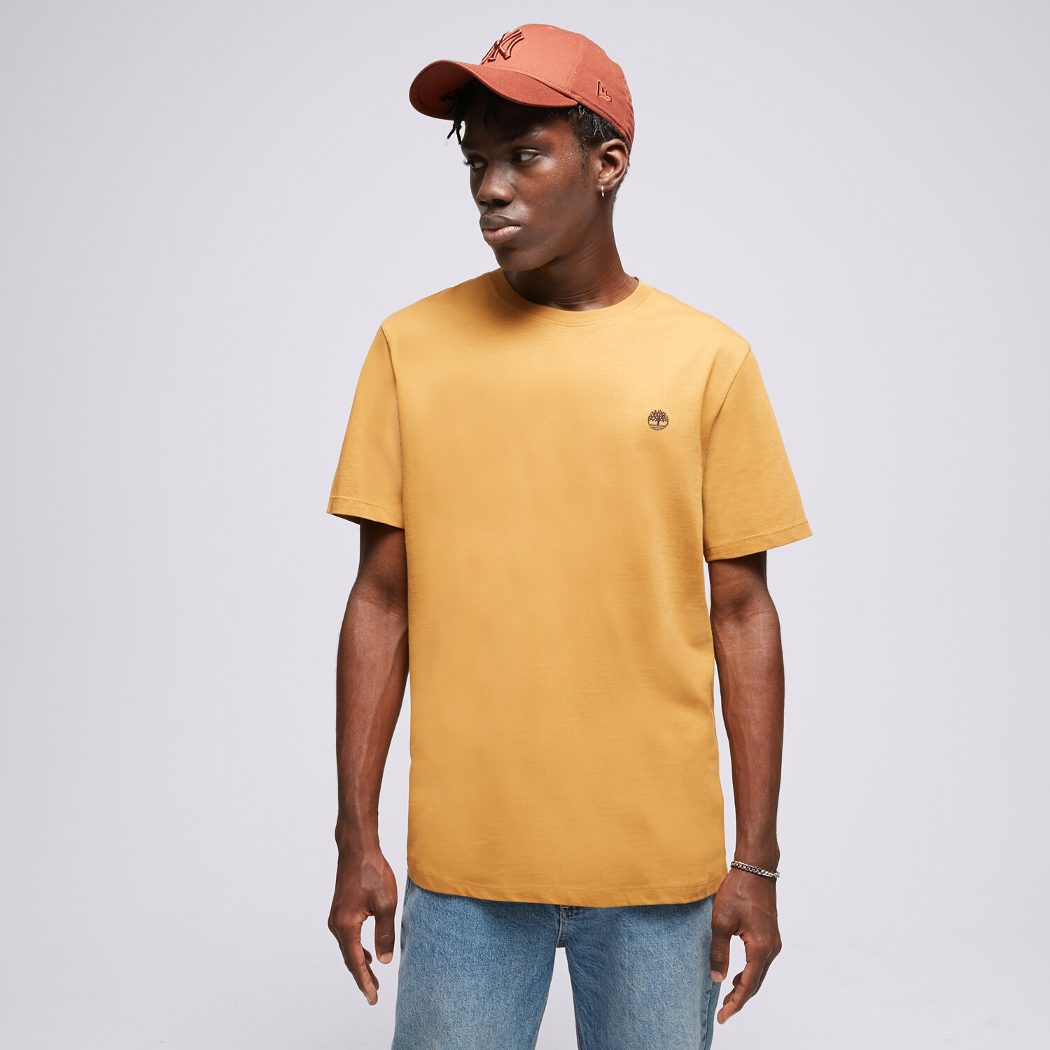 Bărbați tricou TIMBERLAND TRICOU SS DUNSTAN RIVER JERSEY TEE TB0A6GB6P471 Galben Muștar